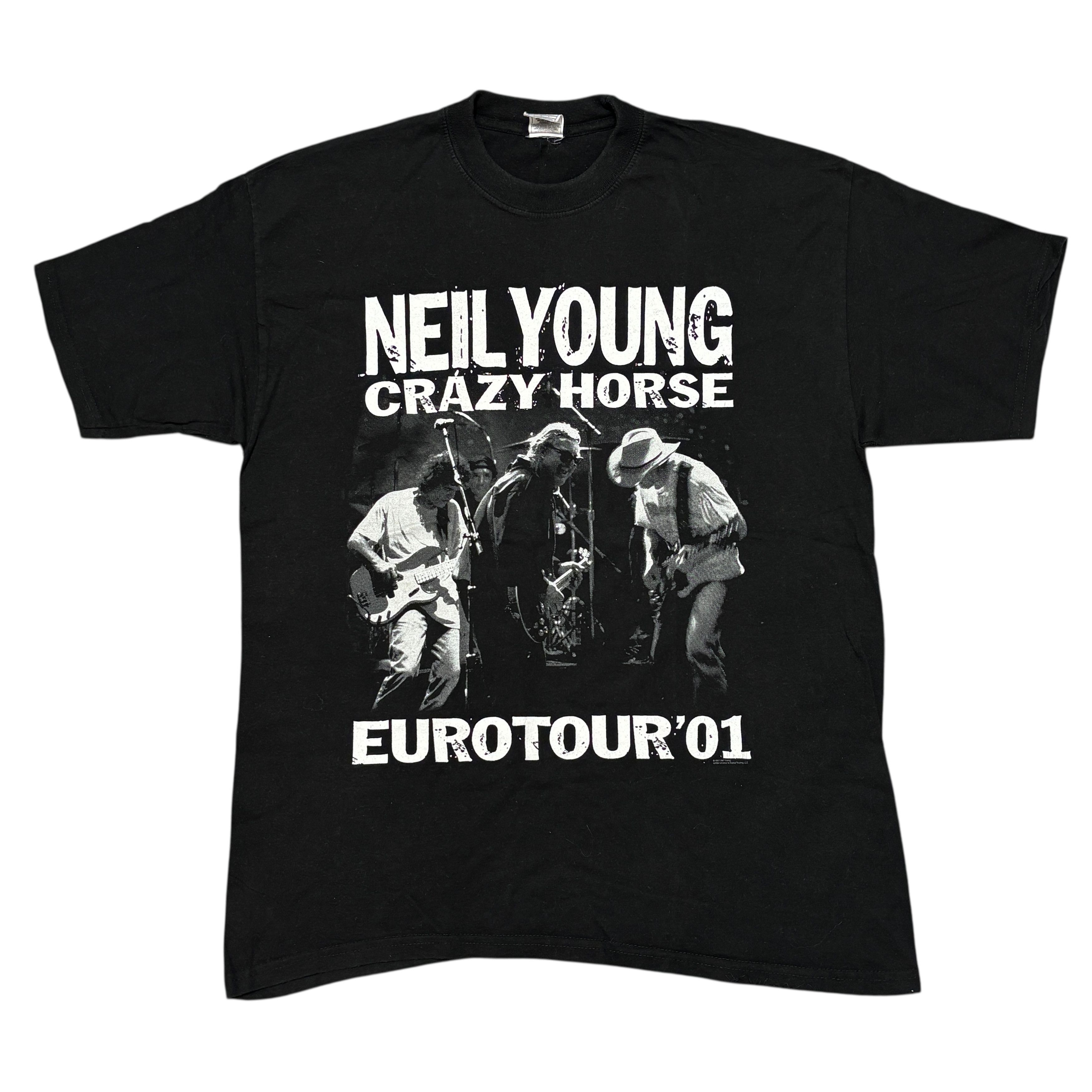 Band Tees × Vintage Vintage Neil Young Shirt 2001 Vintage Band Tees Bob Dylan Size US L / EU 52-54 / 3 - 1 Thumbnail