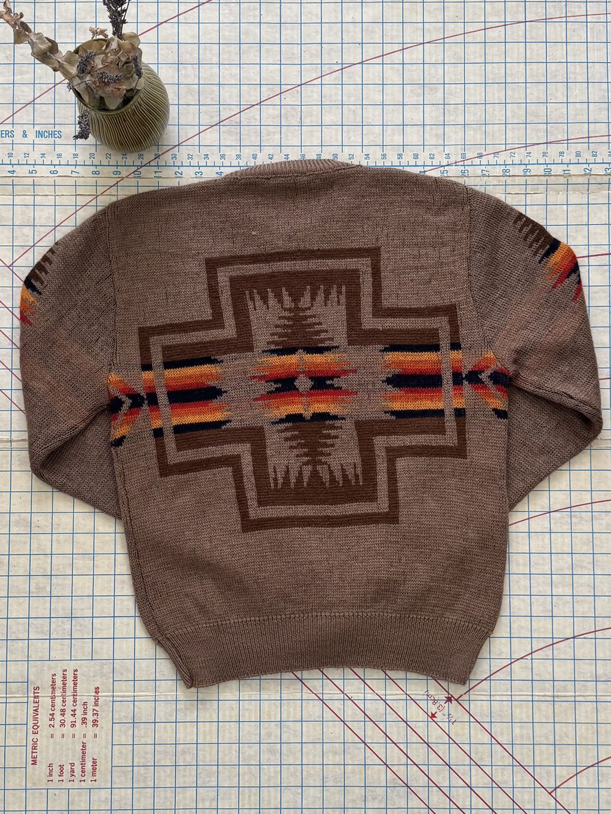Pendleton Vintage 70’s Pendleton Knit Sweater Chief Joseph Pattern Size US M / EU 48-50 / 2 - 8 Thumbnail