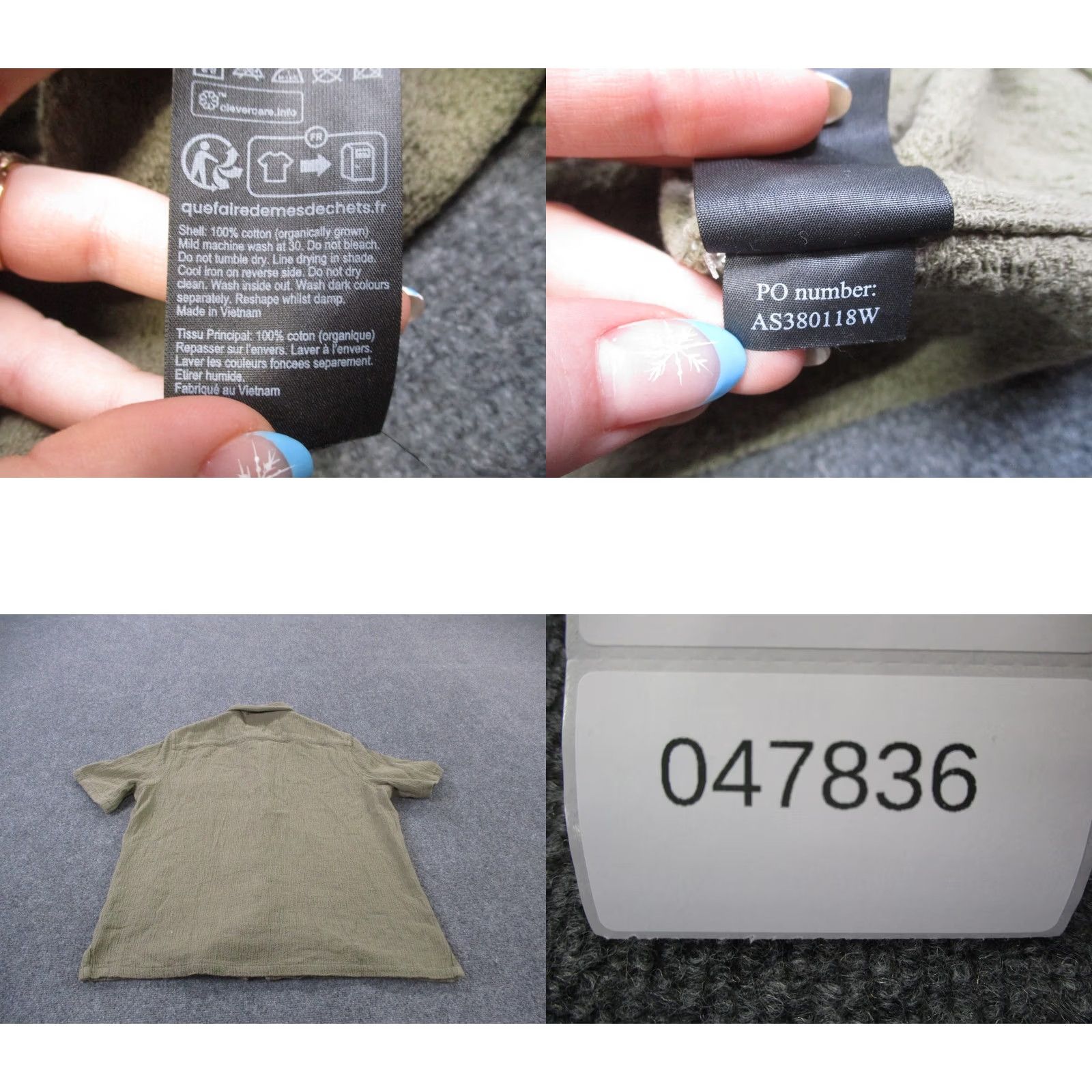 Allsaints AllSaints Polo Shirt Mens L Green Preppy Casual Knit Cotton Short Sleeve Button Collar logo Embroidered Modern Fit Size US L / EU 52-54 / 3 - 8 Thumbnail