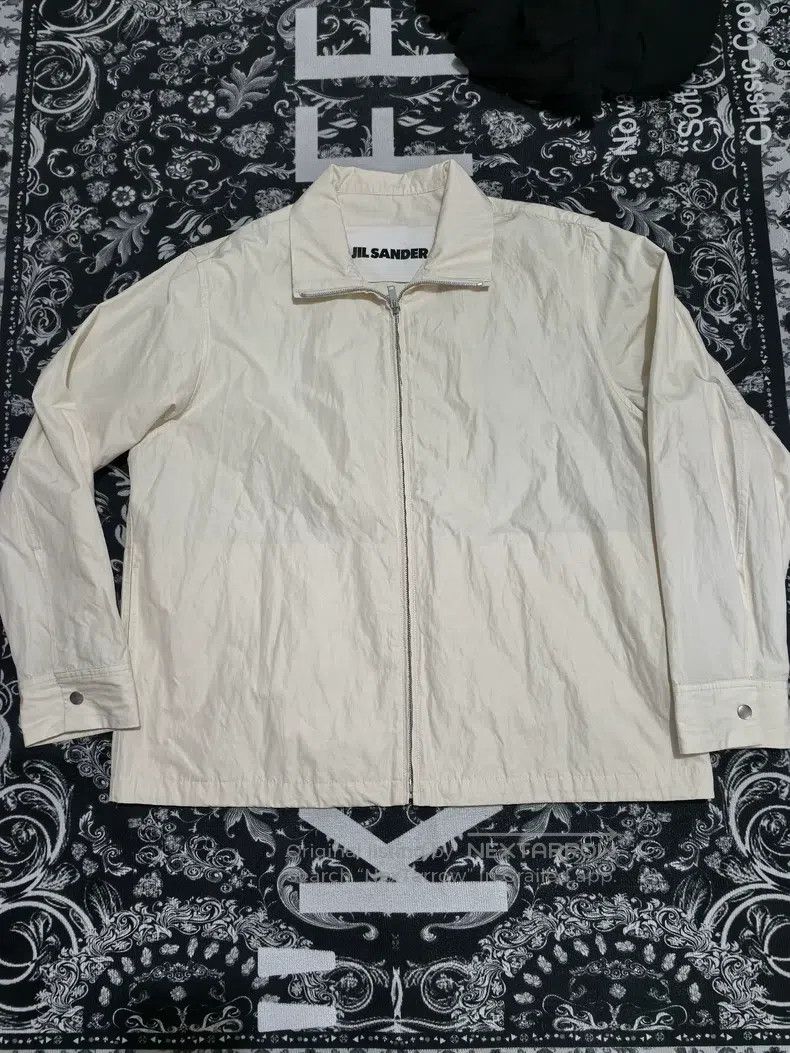 Jil Sander Jil Sander size 48 Beige Zip-Up Jacket Size M / US 6-8 / IT 42-44 - 1 Thumbnail