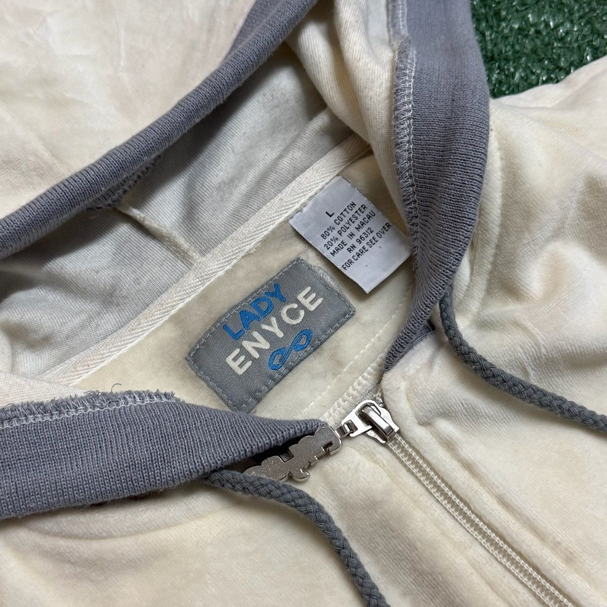 Enyce Vintage Y2K Lady Enyce Baggy Suede Sweatsuit Tracksuit 90s Size L / US 10 / IT 46 - 2 Thumbnail