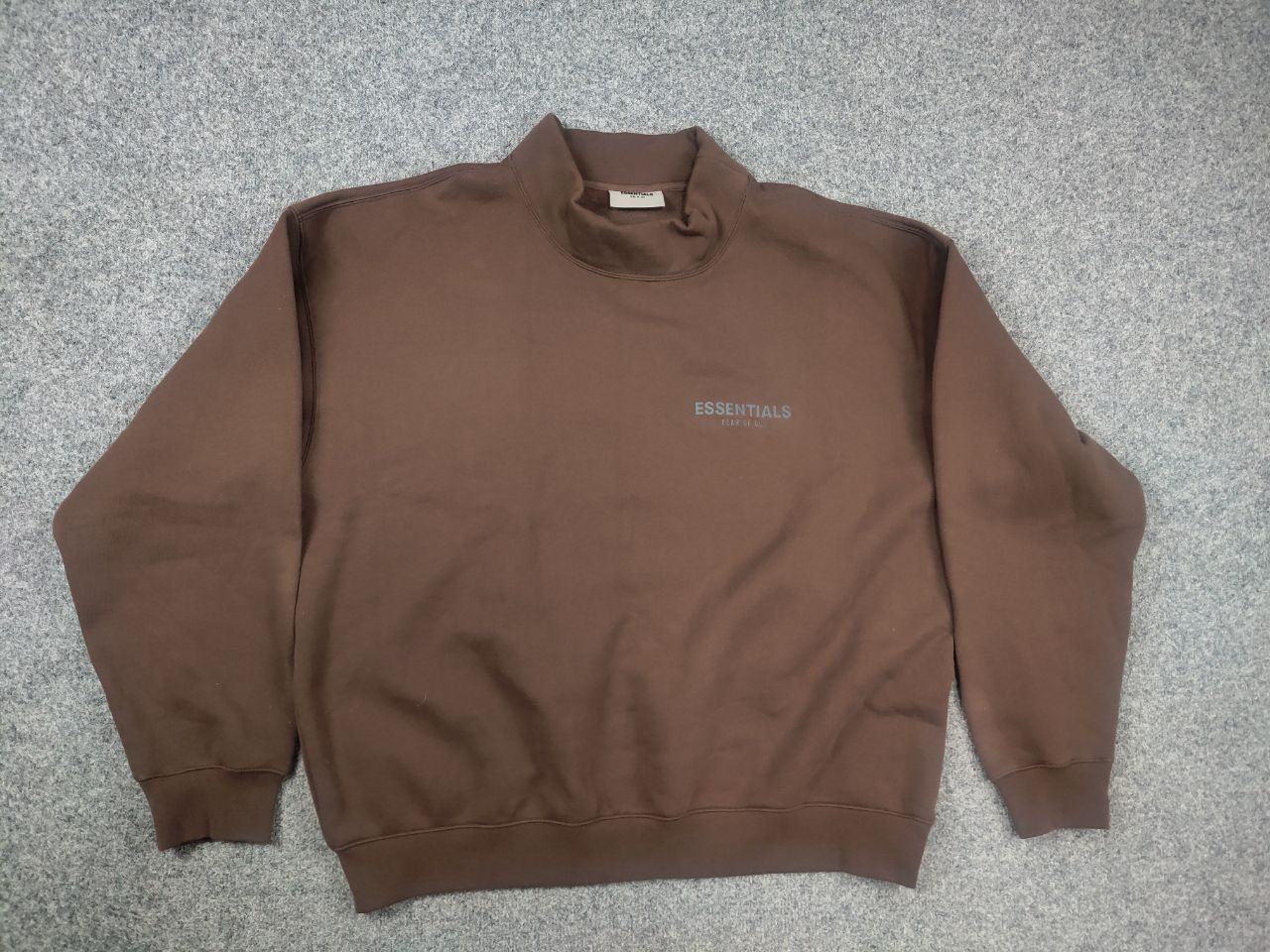Fear of God Essentials by Fear of God Mock Neck Oversized Sweatshirt Size US XL / EU 56 / 4 - 3 Thumbnail