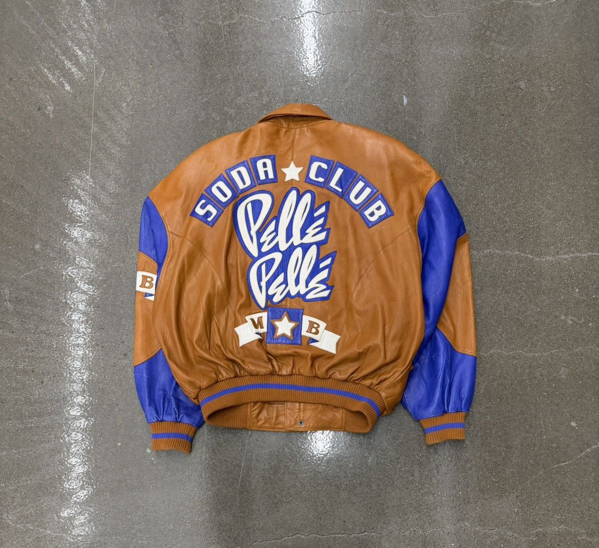 Vintage Marc Buchanan Pelle Pelle Soda Club Leather Jacket