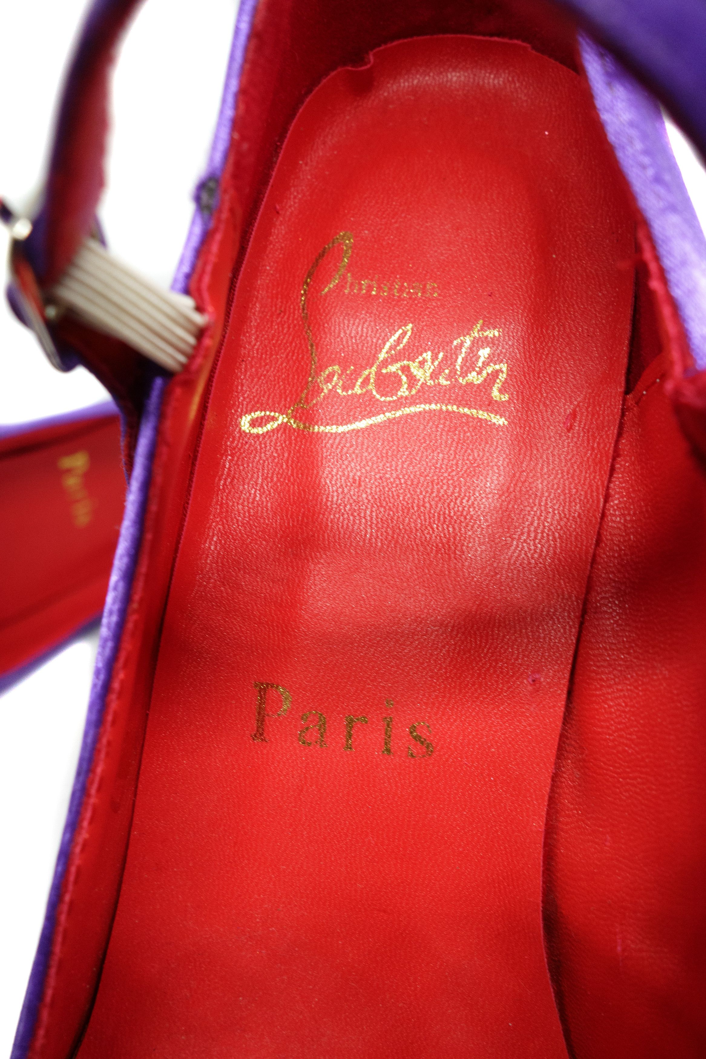 Christian Louboutin Lady Daf Mary Jane Atlas Vintage Size US 7 / IT 37 - 9 Thumbnail
