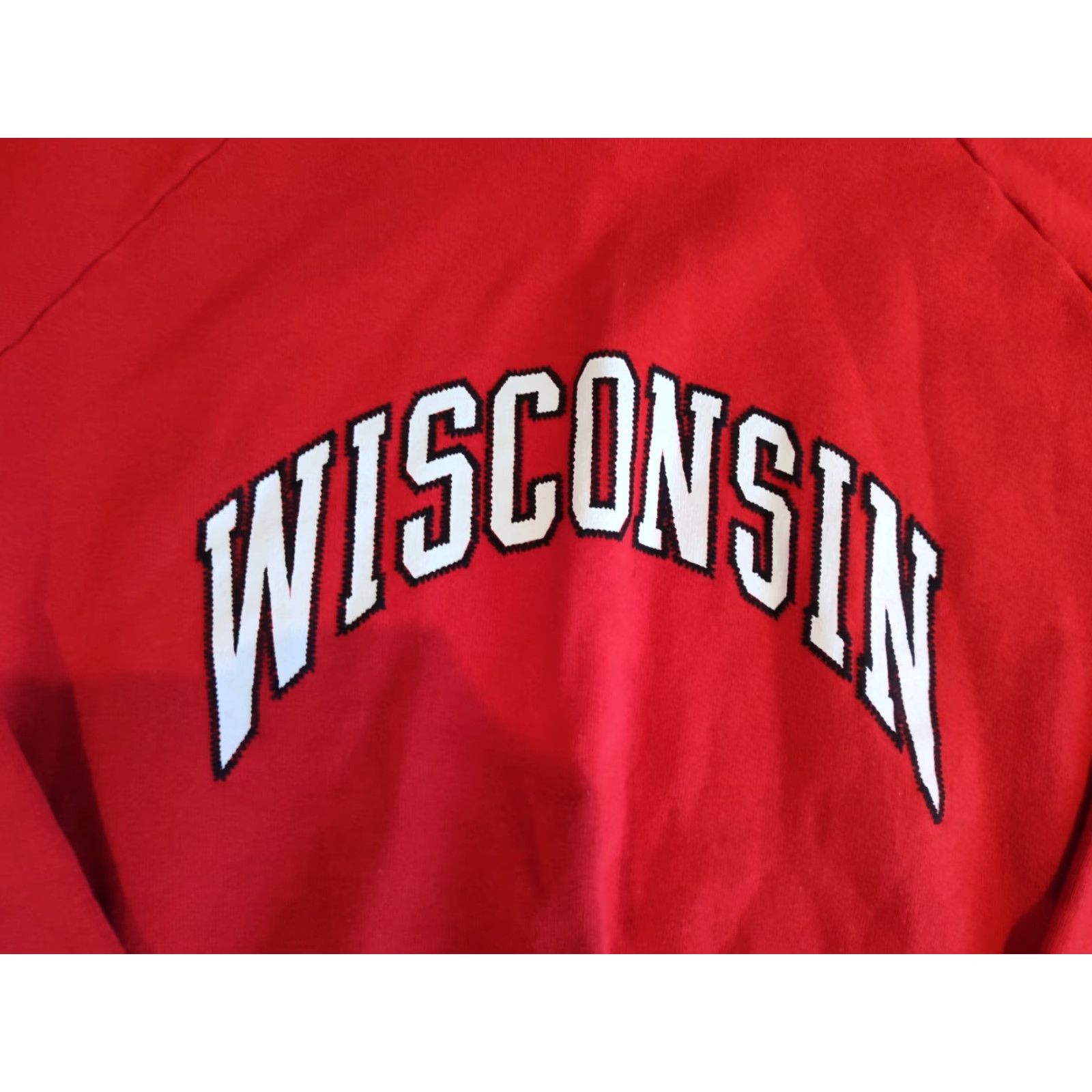 Vintage VINTAGE Screen Stars Wisconsin Spellout Crewneck Sweatshirt Men’s XL Red Graphic Print 90s NCAA University Madison Rose Bowl College Sweatshirt Size US XL / EU 56 / 4 - 3 Thumbnail