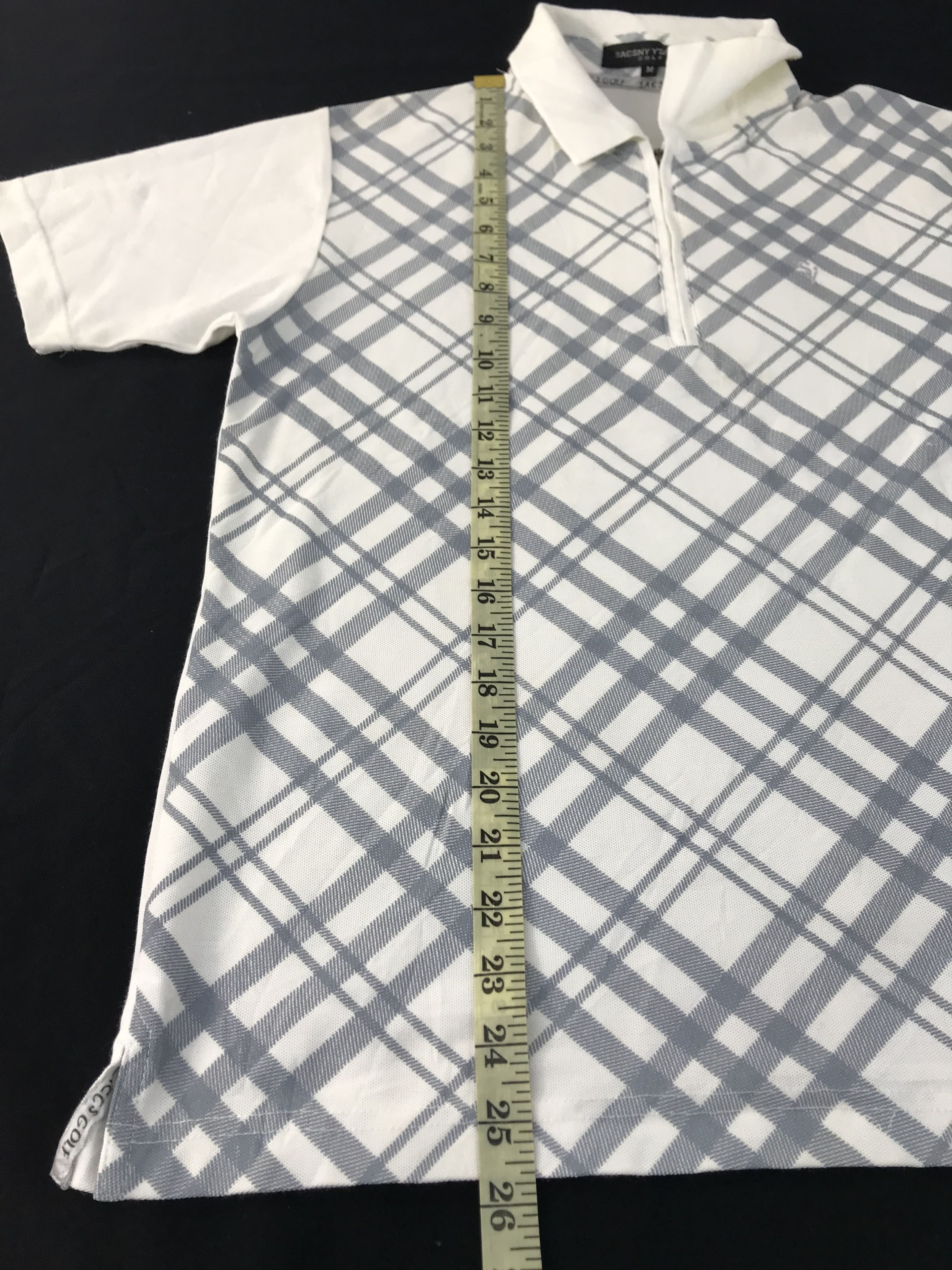 Other Yohji Yamamoto Sacsny Y’saccsny Golf Monogram Polo Tee Size US M / EU 48-50 / 2 - 8 Thumbnail