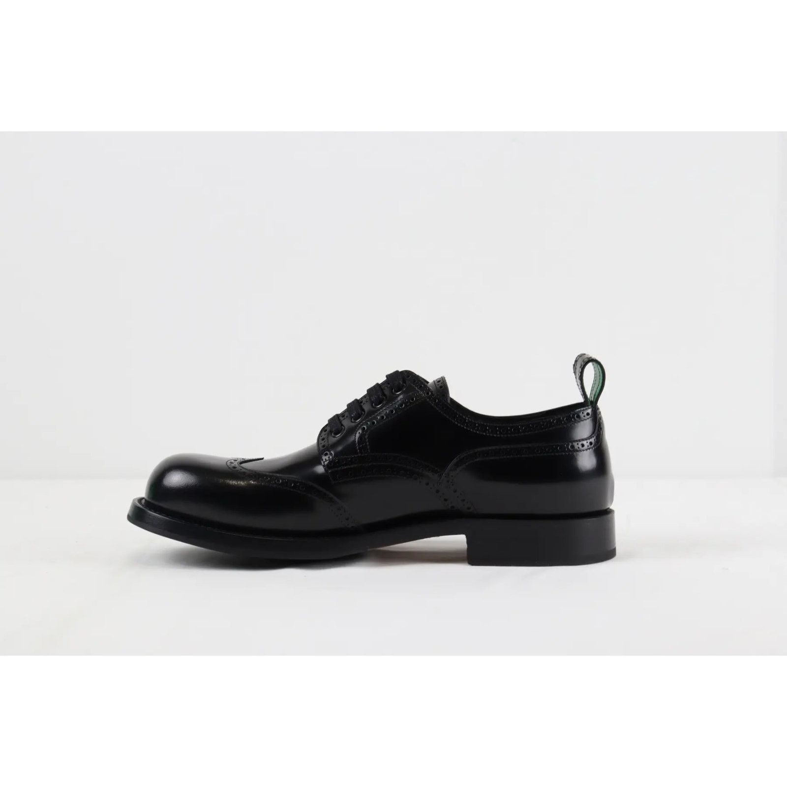 Bottega Veneta o1rshd Lace Up Leather Boots in Gloss Vinyl in Black Size US 9 / EU 42 - 4 Thumbnail