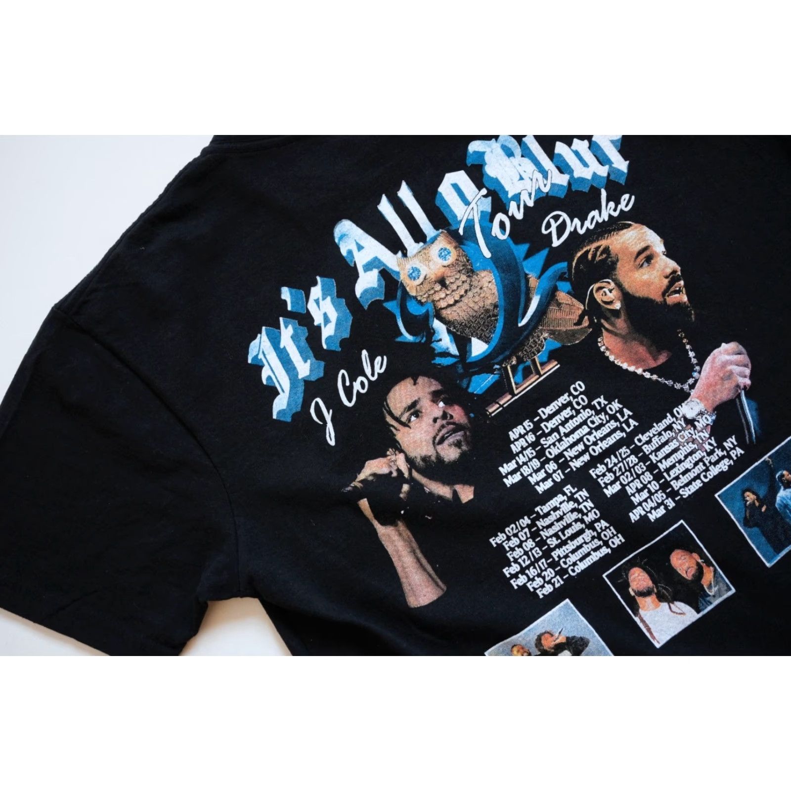 Vintage VINTAGE Drake J Cole Rap Tee VGT 90s NEW Retro Hip Hop Its All A Blur Black T Shirt XL Men Size US XL / EU 56 / 4 - 5 Thumbnail