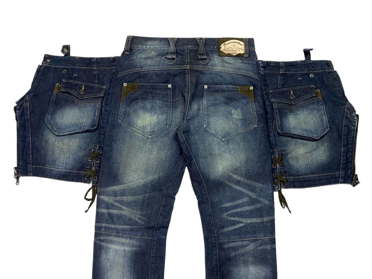 Japanese Brand × PPFM Hot‼️PPFM Double Thighs Can Be Turned Backwards Denim Size US 32 / EU 48 - 21 Thumbnail