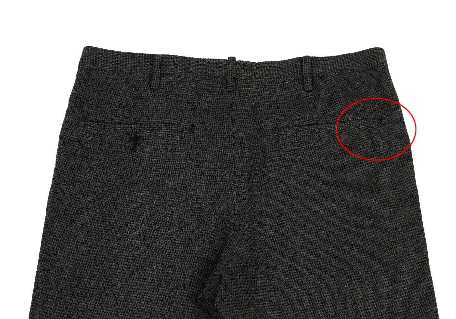 Yohji Yamamoto Yohji Yamamoto Cotton Houndstooth Pants Charcoal Size US 32 / EU 48 - 15 Thumbnail