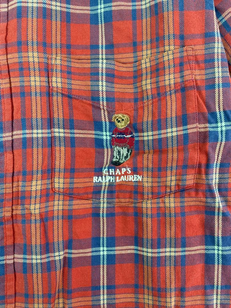 Chaps Ralph Lauren × Vintage Chaps Ralph Lauren bear logo checkered shirts button up Size US L / EU 52-54 / 3 - 4 Thumbnail