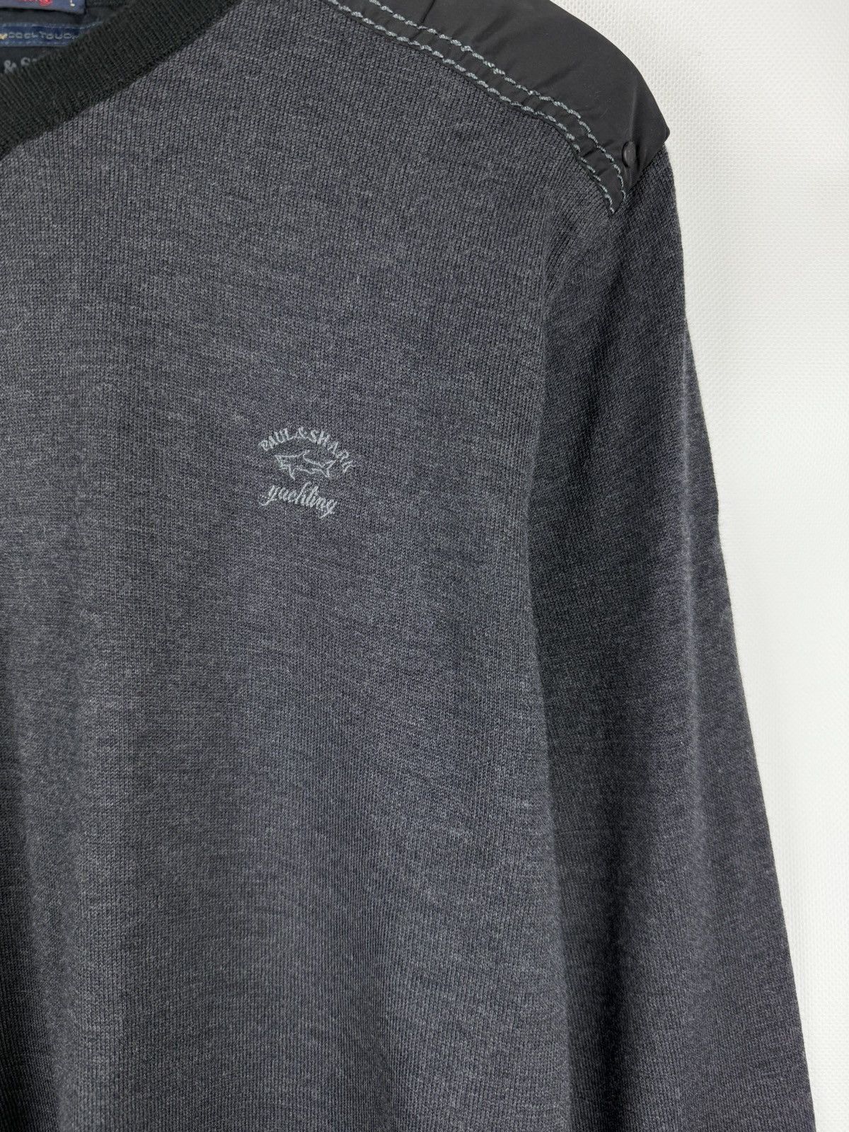 Paul & Shark Paul & Shark Cool Touch Light Men’s Wool Sweater Pullover Size US L / EU 52-54 / 3 - 8 Thumbnail