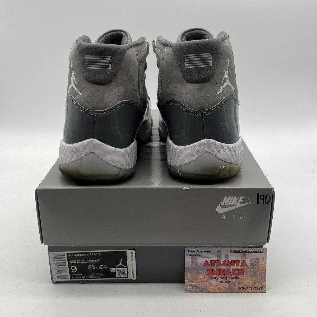 Jordan Brand Air Jordan 11 cool grey Size US 9 / EU 42 - 3 Thumbnail