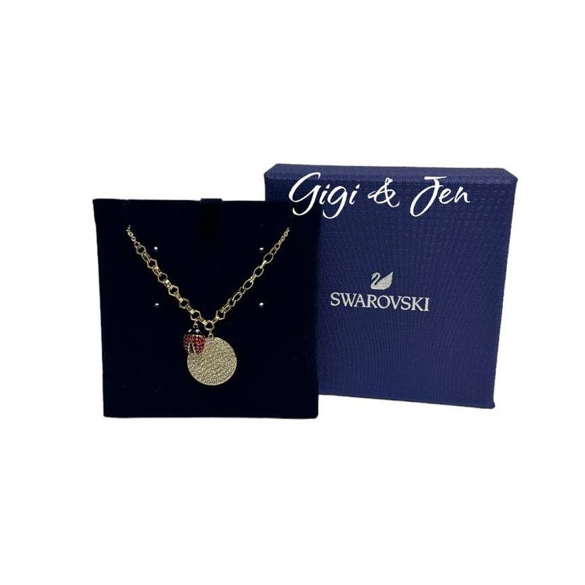 Swarovski Swarovski Lisabel Gold Tone Crystal Ladybug Necklace Size ONE SIZE - 4 Thumbnail