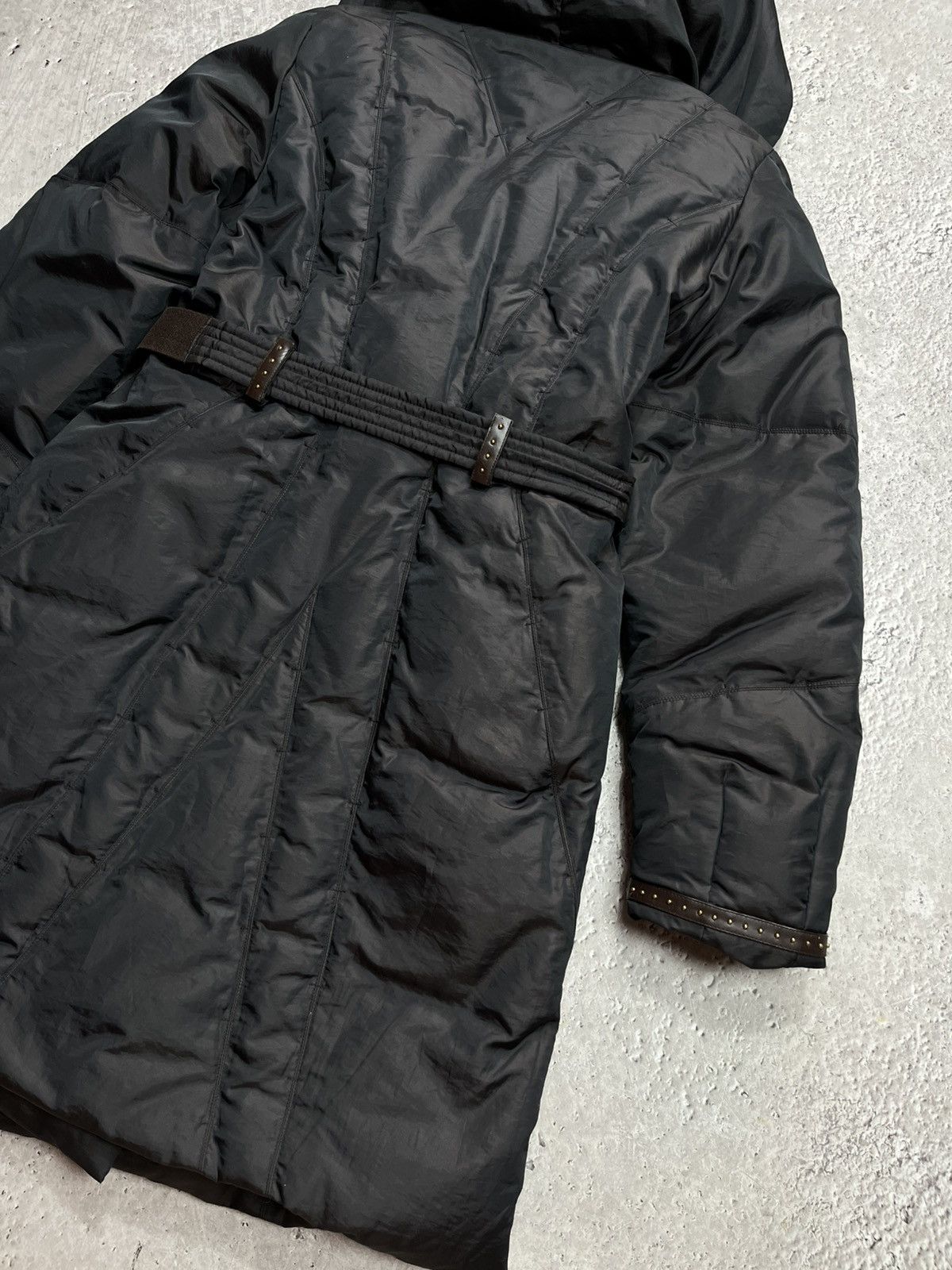 Trussardi Trussardi Jeans Womens Puffer Coat Hooded Belted Jacket 42 Size M / US 6-8 / IT 42-44 - 10 Thumbnail