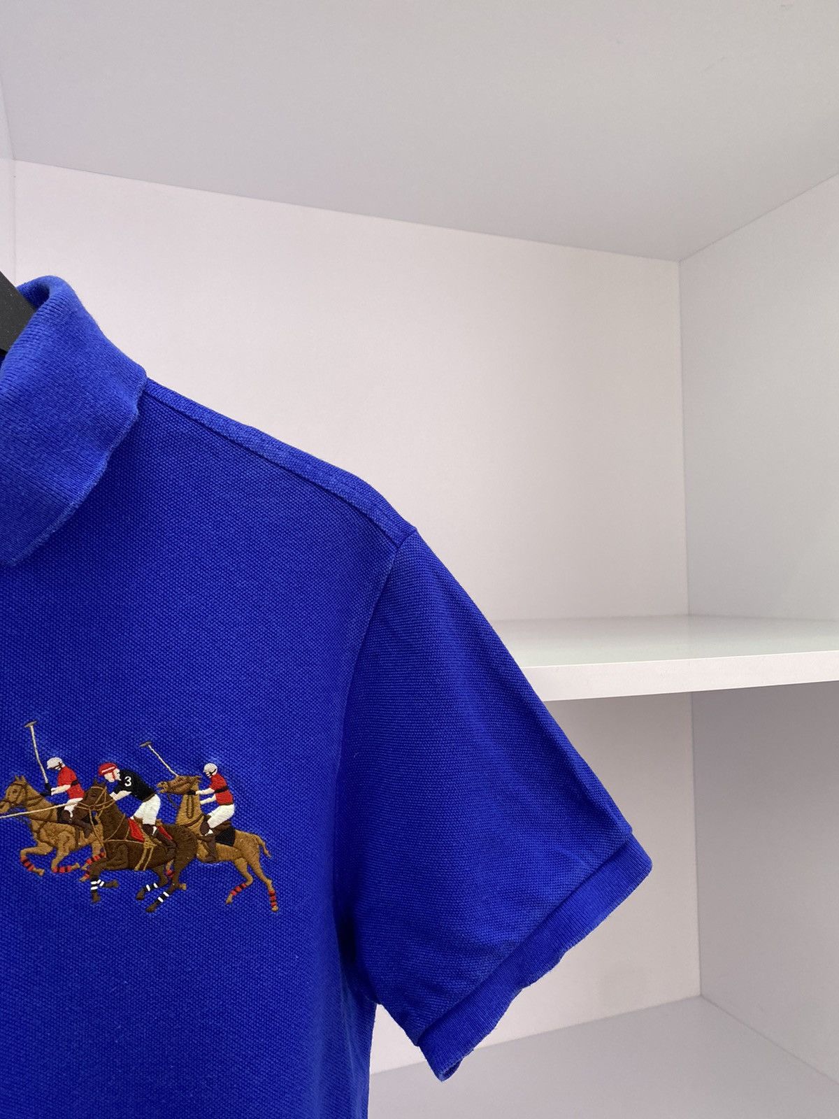 Polo Ralph Lauren × Vintage Vintage Polo Ralph Lauren Blue Polo T-Shirt Size US M / EU 48-50 / 2 - 8 Thumbnail