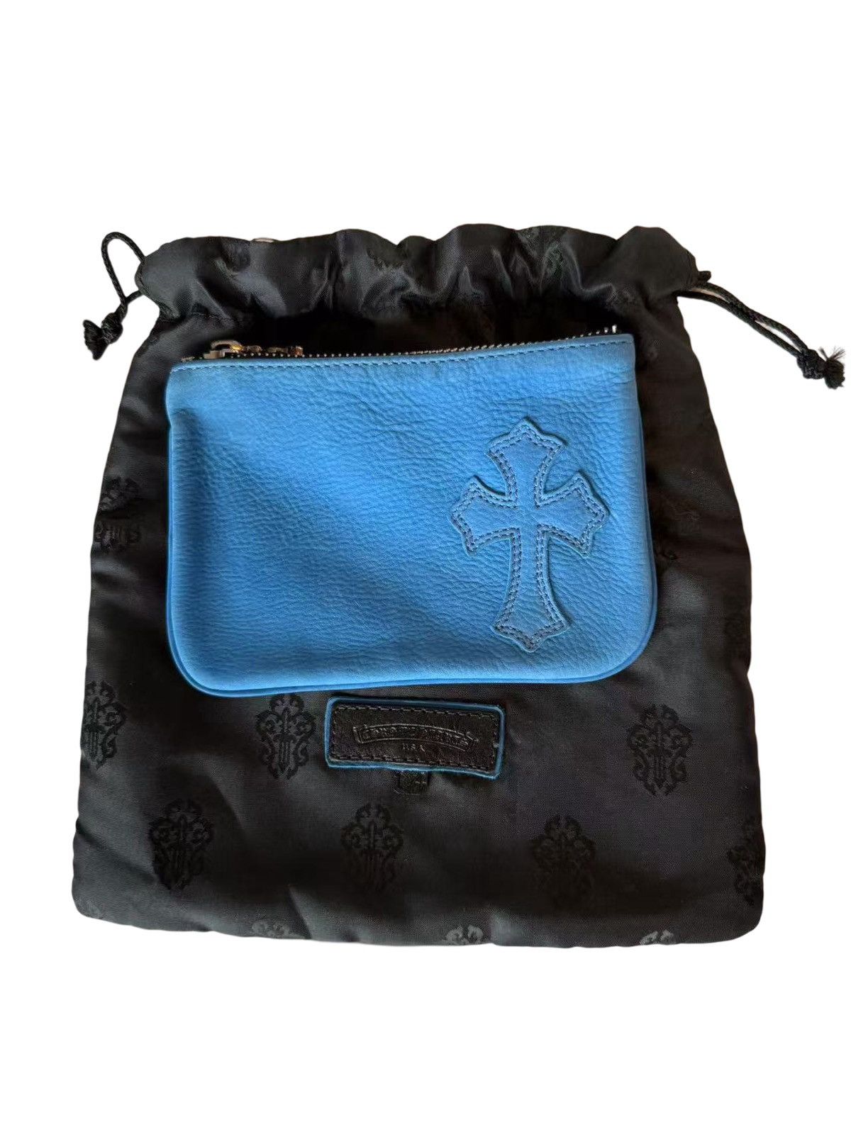 Chrome Hearts Blue cross patch cardholder wallet Size ONE SIZE - 1 Thumbnail