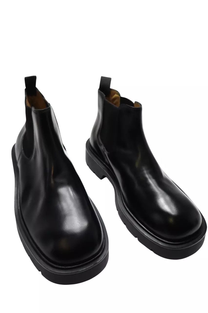 Sandro SANDRO Men EU 44/UK 9.5 Leather Square Toe Rubber Side Ankle Size US 11 / EU 44 - 1 Thumbnail