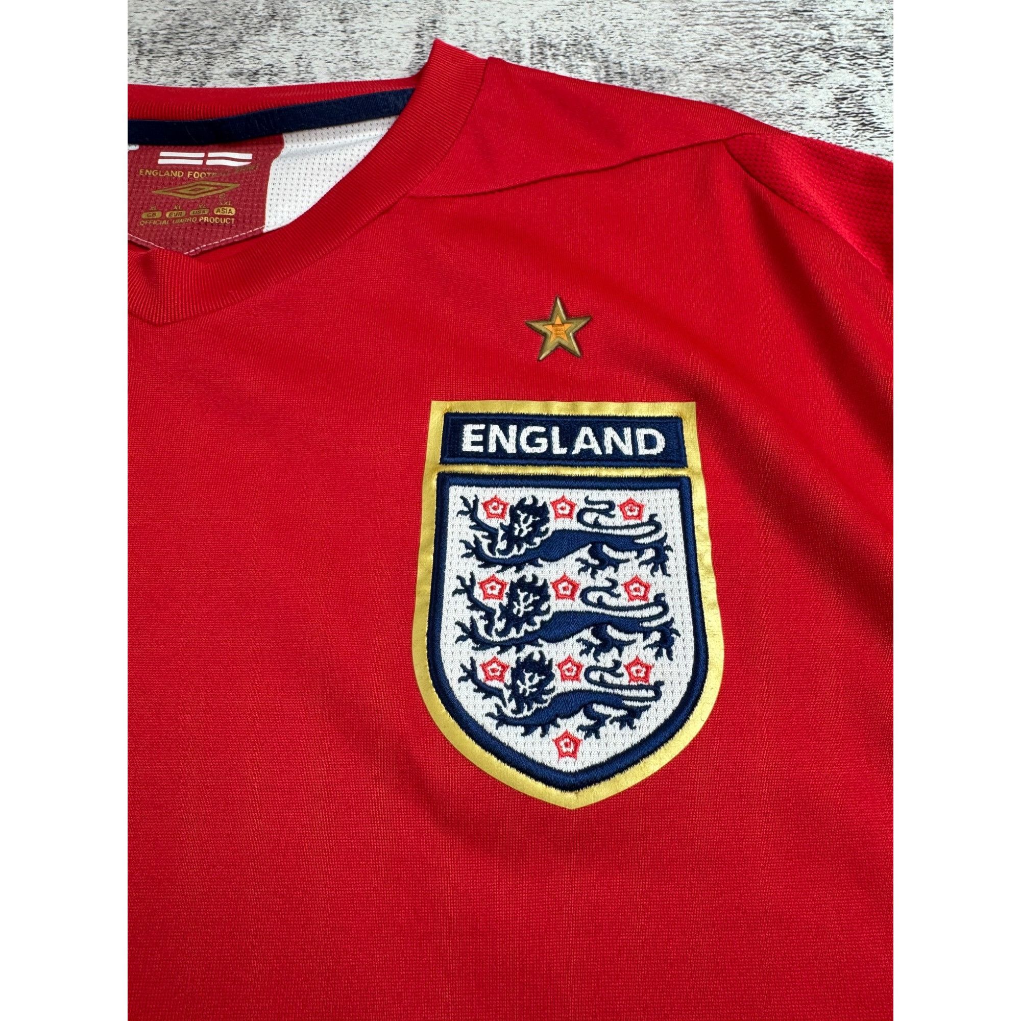Umbro Vintage England 2006/2008 Away Long Sleeve Umbro National So Size US XL / EU 56 / 4 - 8 Thumbnail