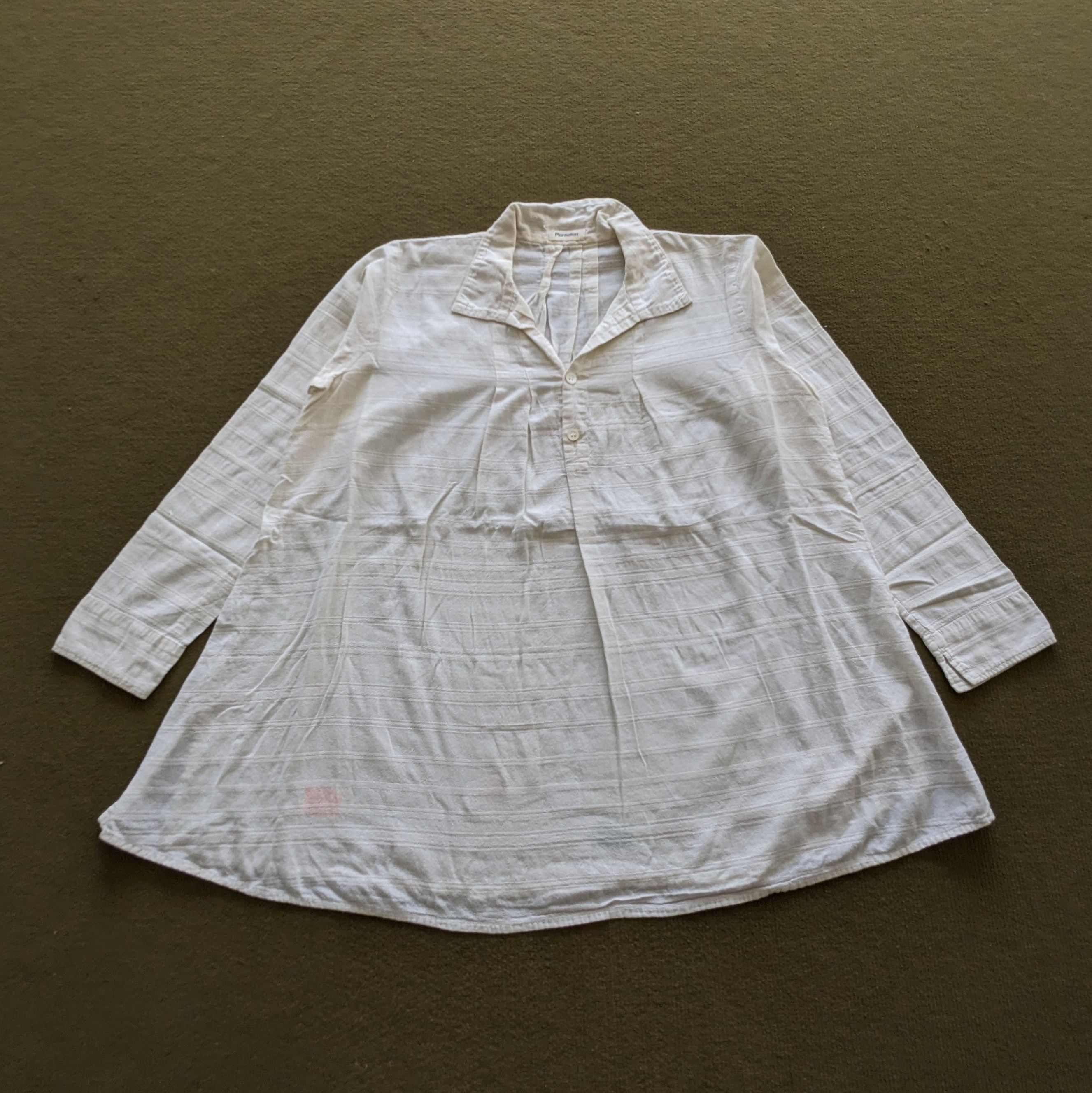 Issey Miyake Vintage PLANTATION by Issey Miyake Blouse Shirts Size US L / EU 52-54 / 3 - 1 Thumbnail