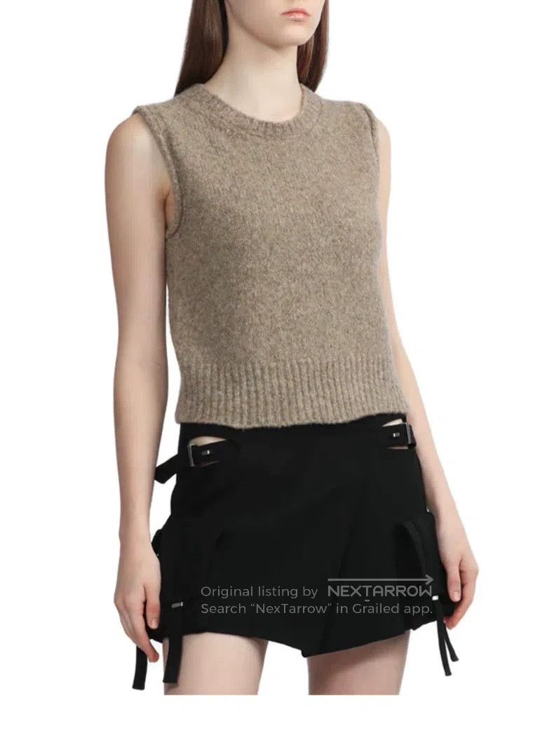 Helmut Lang Merino Wool Crewneck Vest