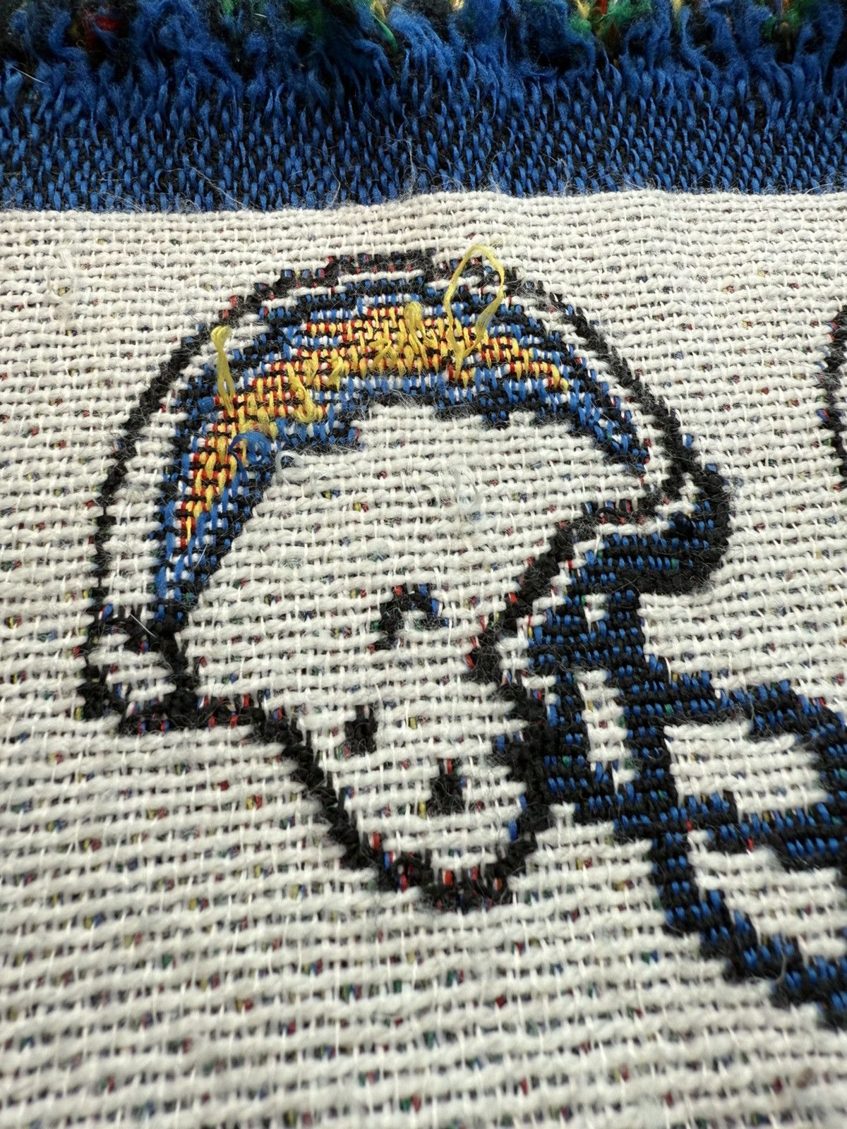 NFL Rare Vintage NFL Team Helmets Field Woven Throw Blanket Size ONE SIZE - 11 Thumbnail