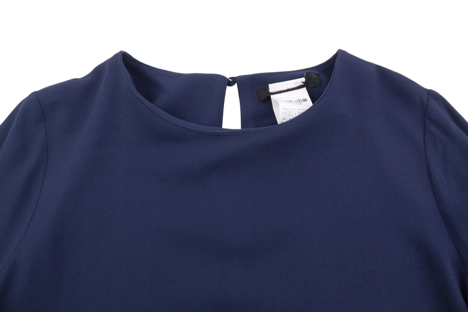 Max Mara WEEKEND EU36 Dark Blue 3/4 Sleeve Dress 88913 Size S / US 4 / IT 40 - 5 Thumbnail