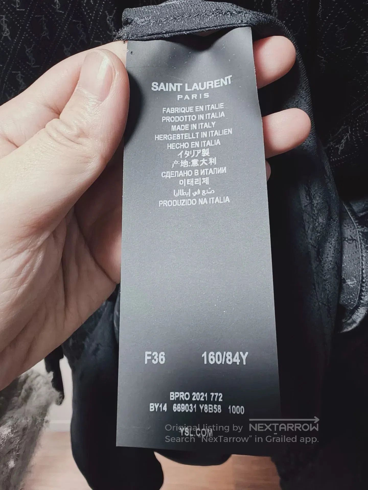 Saint Laurent Paris YSL Saint Laurent Black Silk Blouse. Size M / US 6-8 / IT 42-44 - 4 Thumbnail