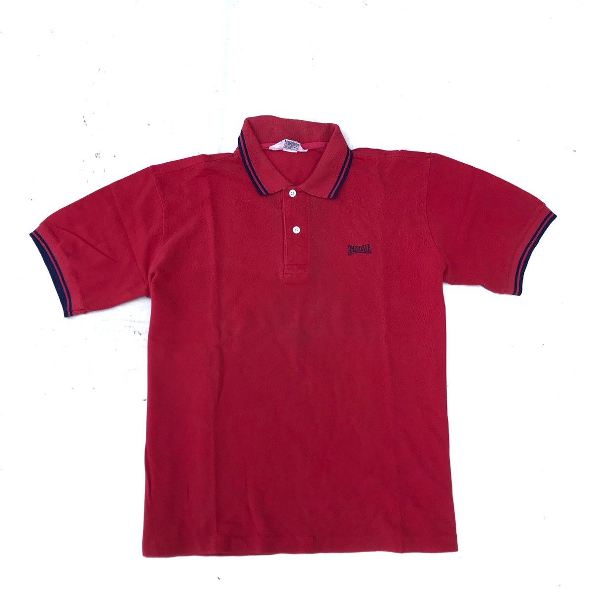 Lonsdale × Other UK classic Lonsdale Poloshirt Red black twin tipped colorway Size US M / EU 48-50 / 2 - 1 Thumbnail
