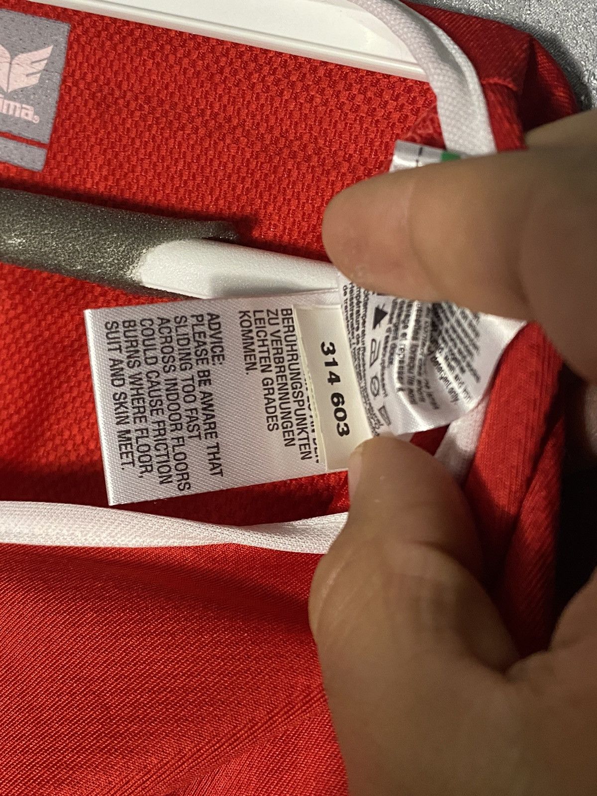 Vintage Vintage Erima Neuchatel Xamax Soccer Jersey Play Issue Size US L / EU 52-54 / 3 - 5 Thumbnail