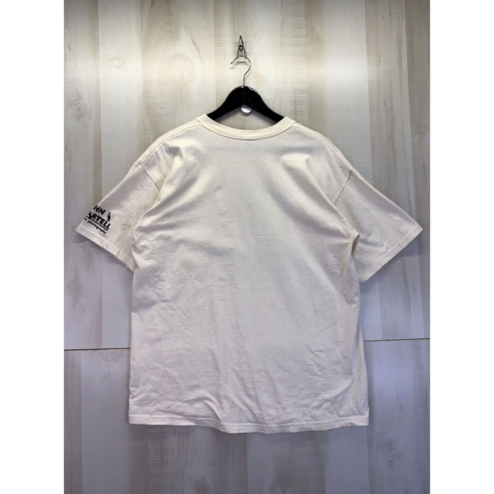 Gildan Gildan T-Shirt John Martell Wildlife Photography Coyote Rockport Texas Ivory 90s Outdoors Animals Nature Crew Neck Short Sleeve Large Mens Mens XL? Size US L / EU 52-54 / 3 - 6 Thumbnail