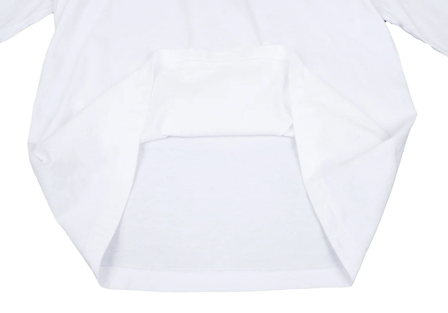 Yohji Yamamoto Back Logo Cotton Crew Neck T-Shirt White 3 Size US S / EU 44-46 / 1 - 8 Thumbnail