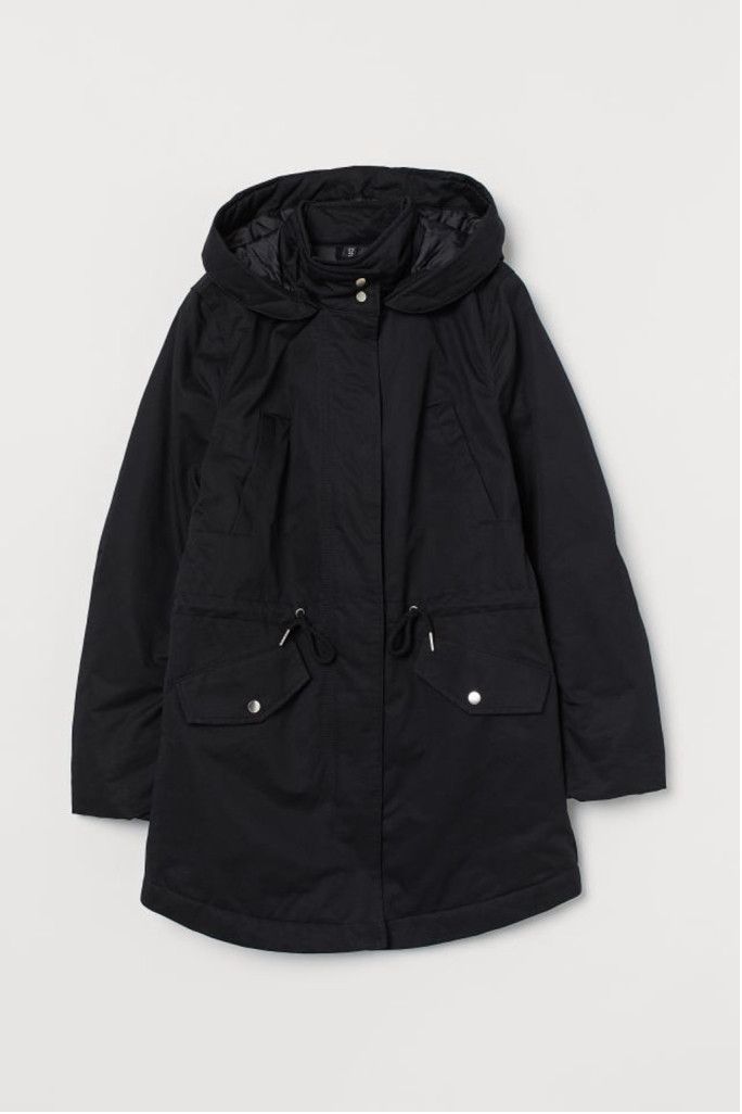 Divided × H&M Women's H&M Divided Parka Coat, M, Black Size M / US 6-8 / IT 42-44 - 2 Thumbnail