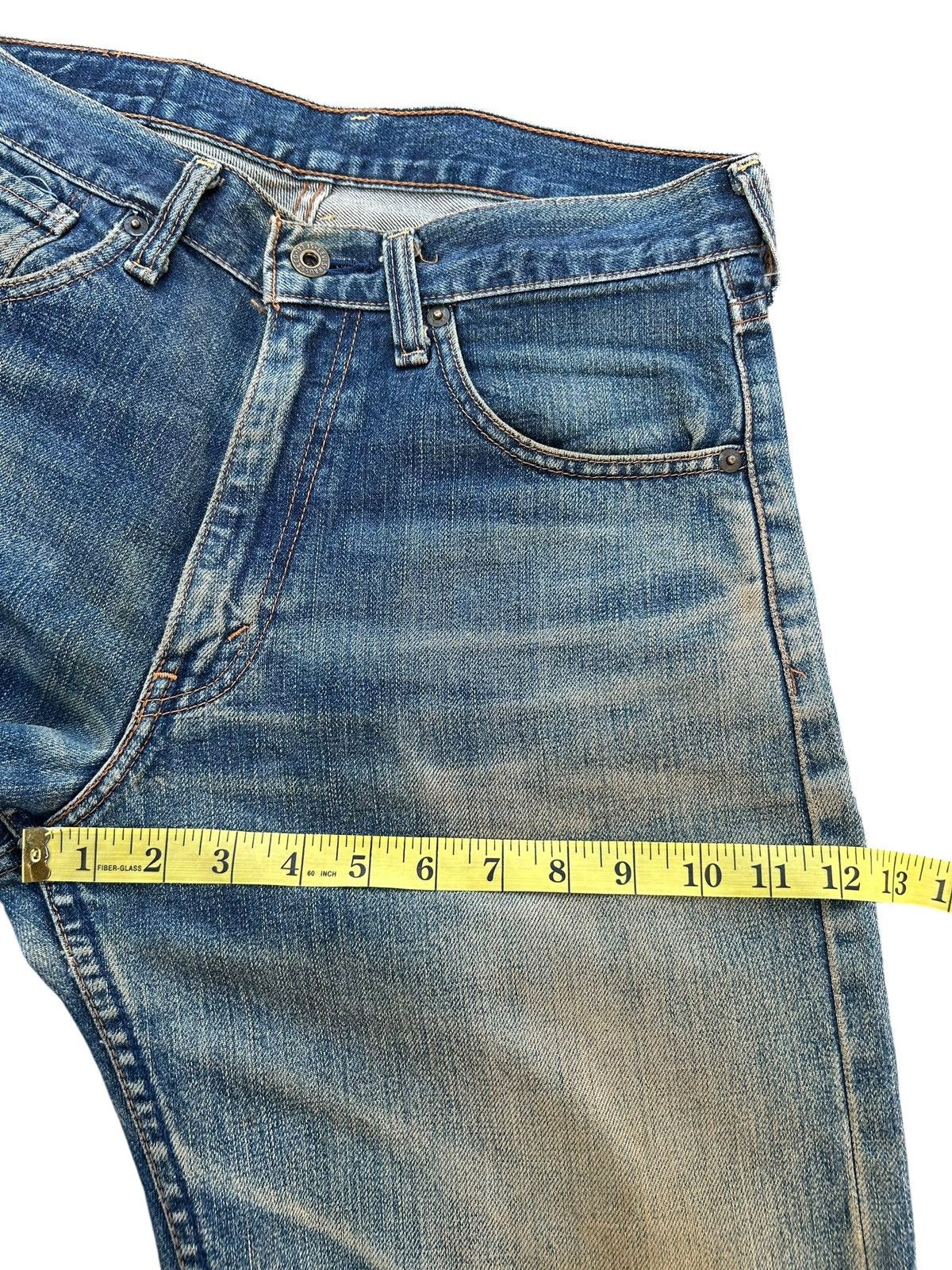 Levi's × Vintage Vintage Levis Selvedge Distressed Rusty MudWash Denim jeans Size US 30 / EU 46 - 16 Thumbnail