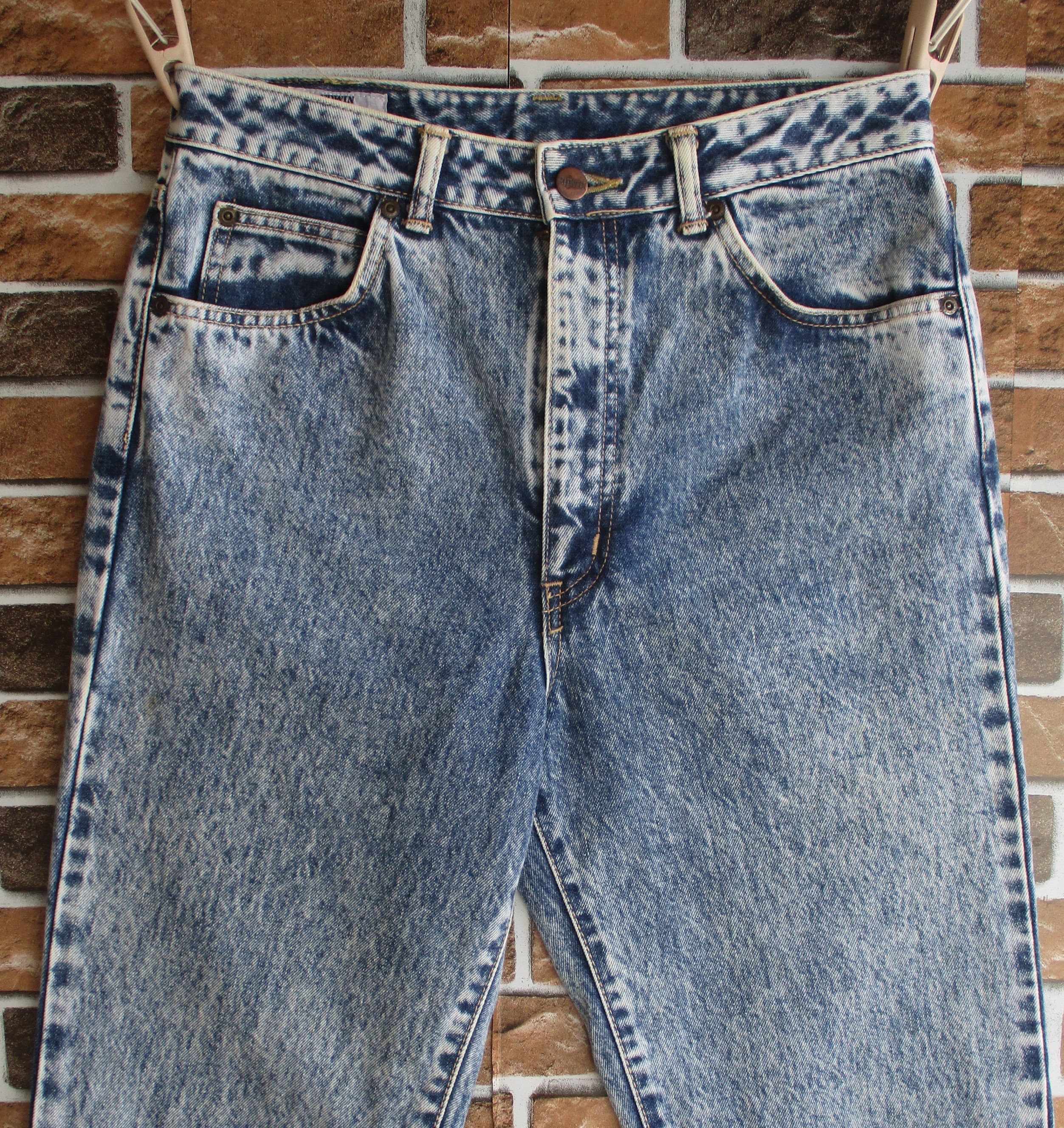Edwin × Vintage E501 Acid Wash Slim Tapered W30 L30.5 Size US 30 / EU 46 - 3 Thumbnail