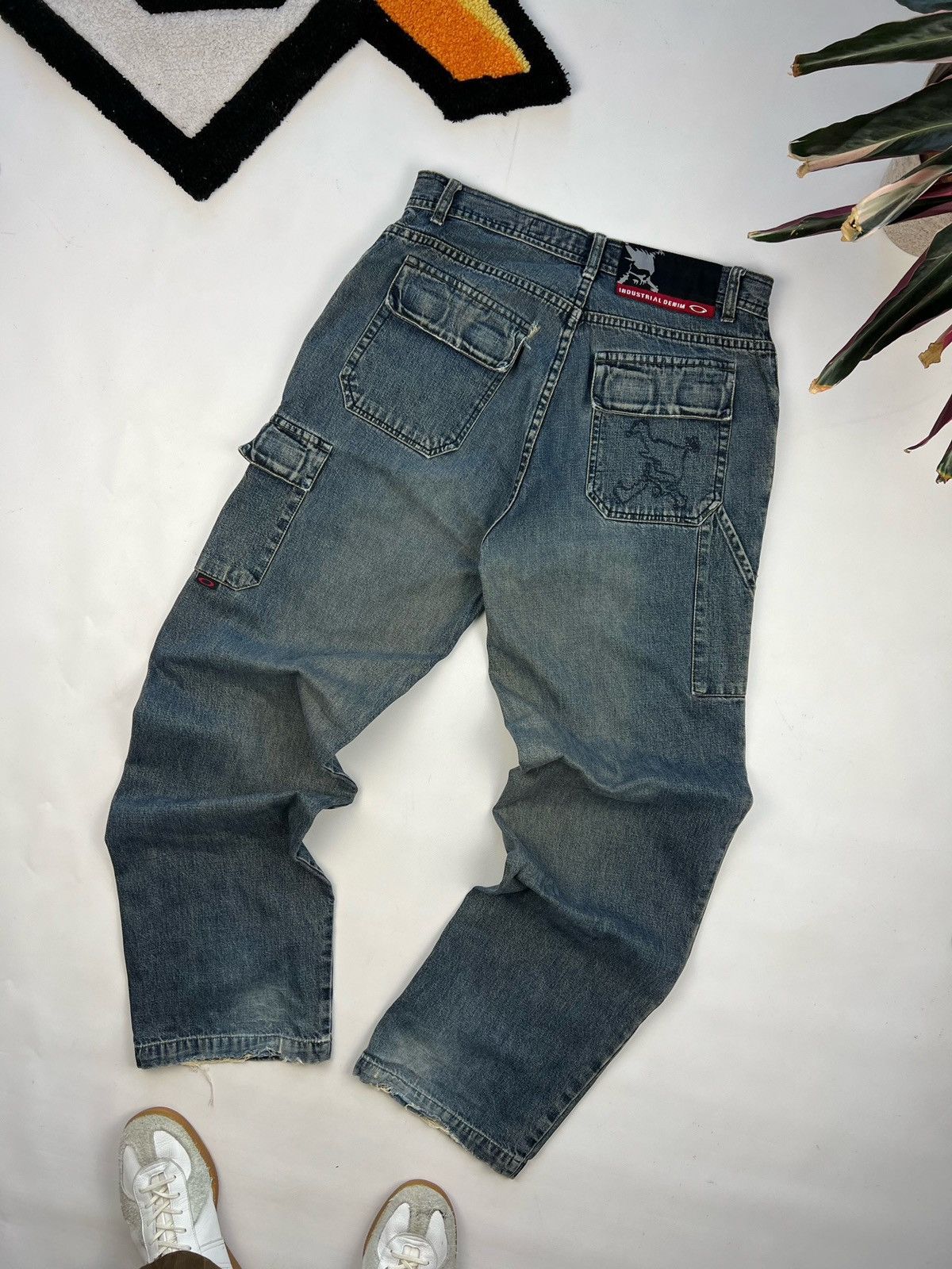 Oakley × Streetwear × Vintage Oakley Software Cargo Pants Baggy 
