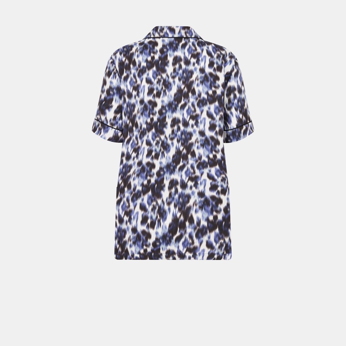 Dior o1bcso1str0225 Short-Sleeved Shirt in Ivory/Deep Blue Size S / US 4 / IT 40 - 2 Thumbnail