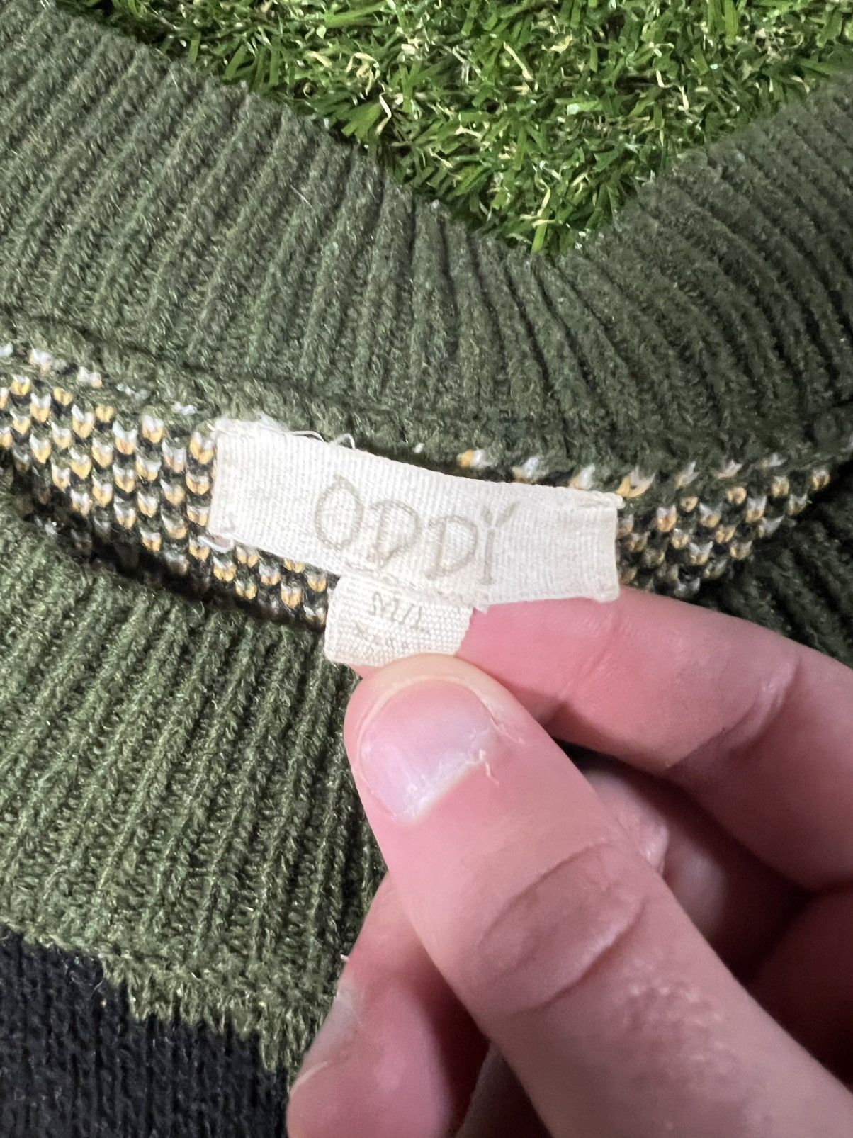 Vintage Vintage Y2k DigiCamo Cropped Boxy Knit Fall Pullover Sweater Size US M / EU 48-50 / 2 - 4 Thumbnail