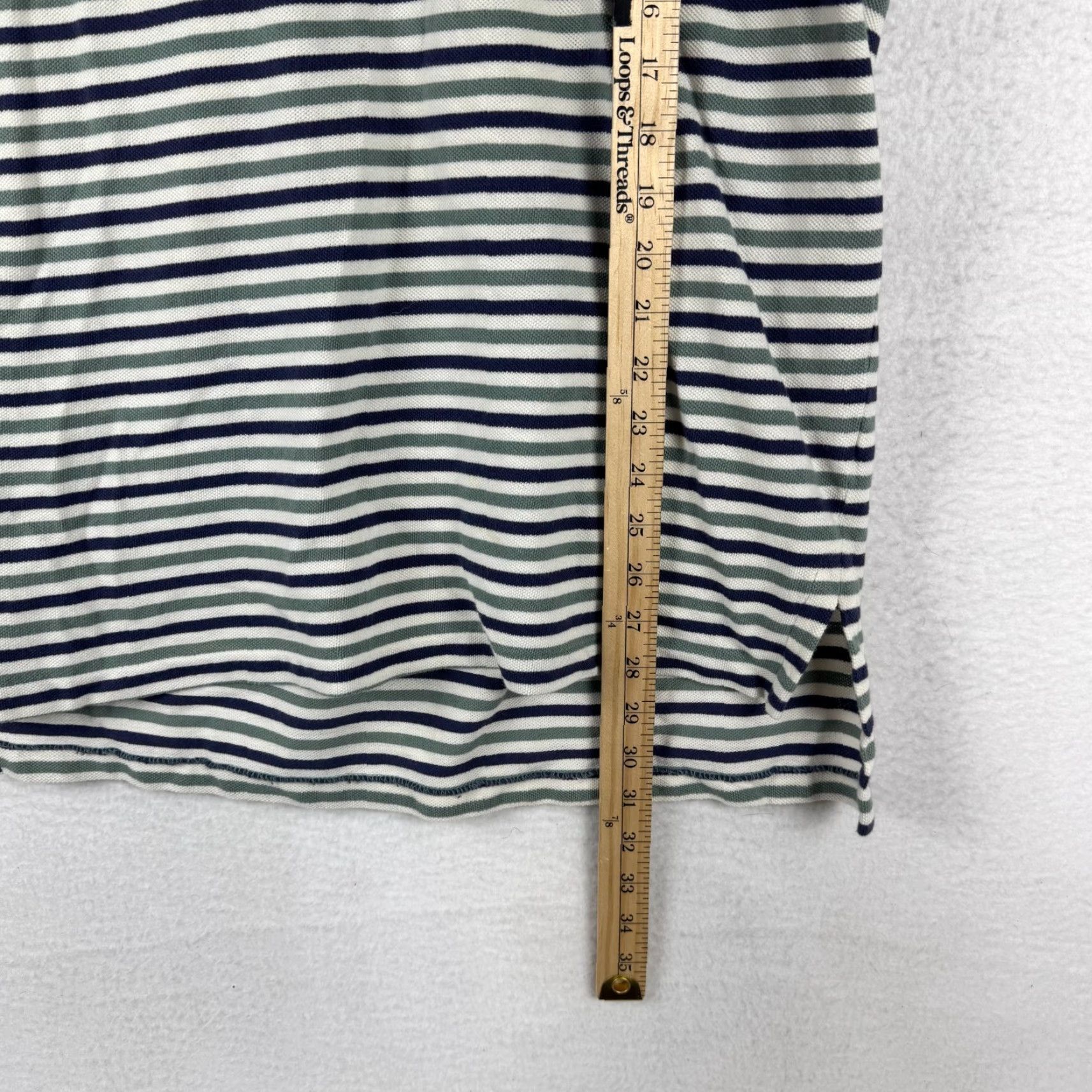 Polo Ralph Lauren VINTAGE Polo Ralph Lauren Polo Shirt Mens Medium Short Sleeve Striped Knit Logo 90s Size US M / EU 48-50 / 2 - 5 Thumbnail