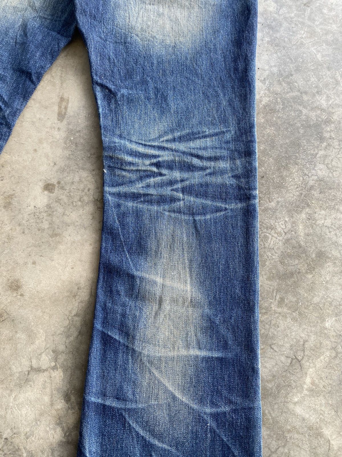 Hysteric Glamour × Japanese Brand × Tornado Mart Flare Jeans DPSR Mud Rusty Distressed Denim Size US 32 / EU 48 - 5 Thumbnail