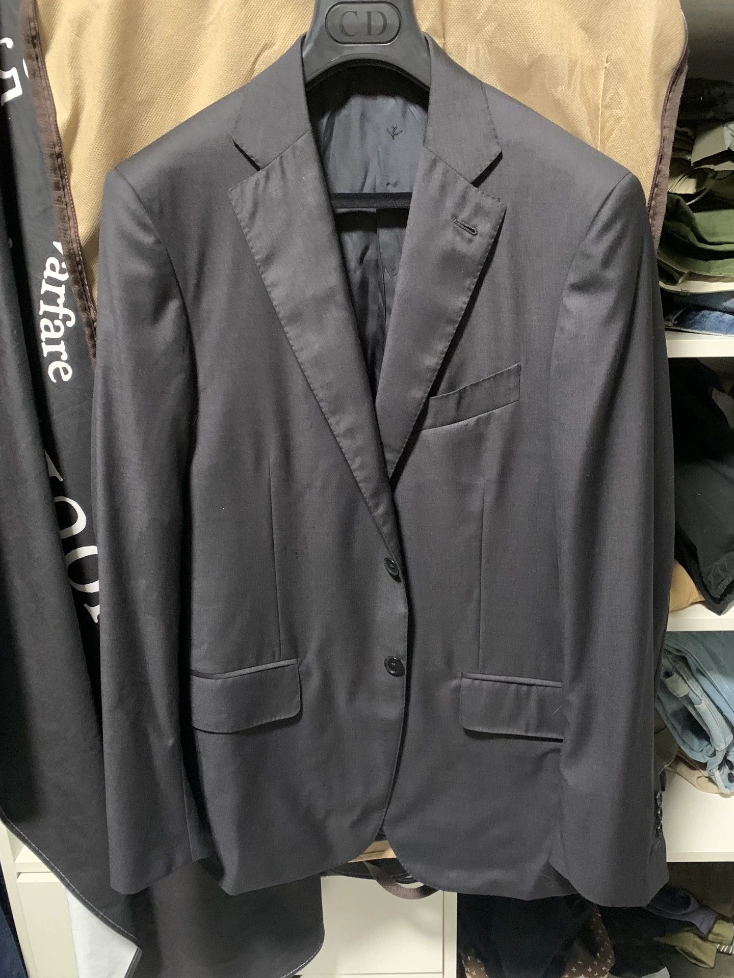 Isaia isaia Napoli grey single breasted blazer Size US M / EU 48-50 / 2 - 1 Thumbnail