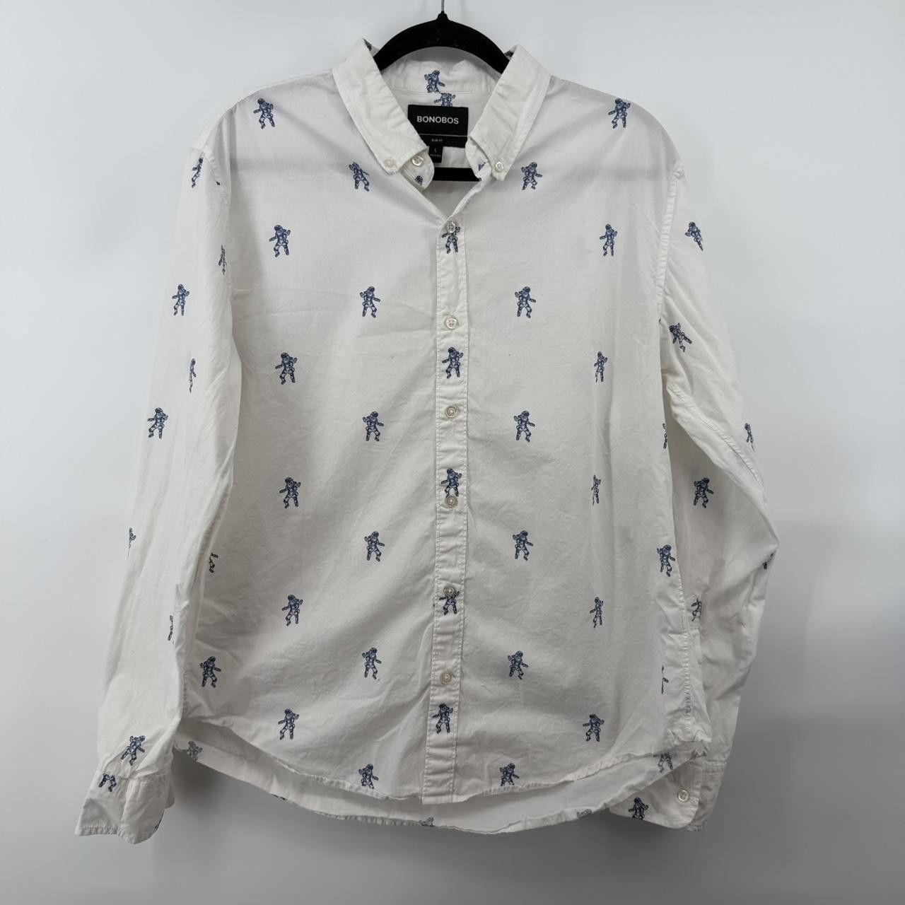 Bonobos Bonobos Long Sleeve Button Down Astronaut L Size L / US 10 / IT 46 - 1 Thumbnail