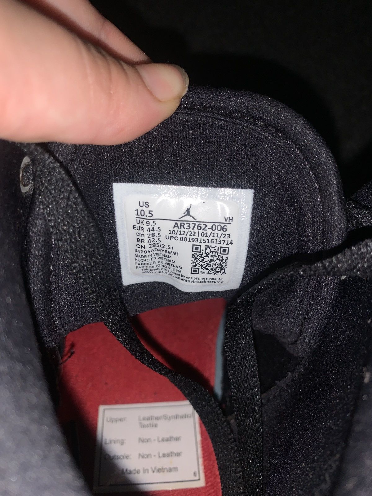 Jordan Brand Air Jordan Access ‘Bred’ Mids Size US 10.5 / IT 40.5 - 3 Thumbnail
