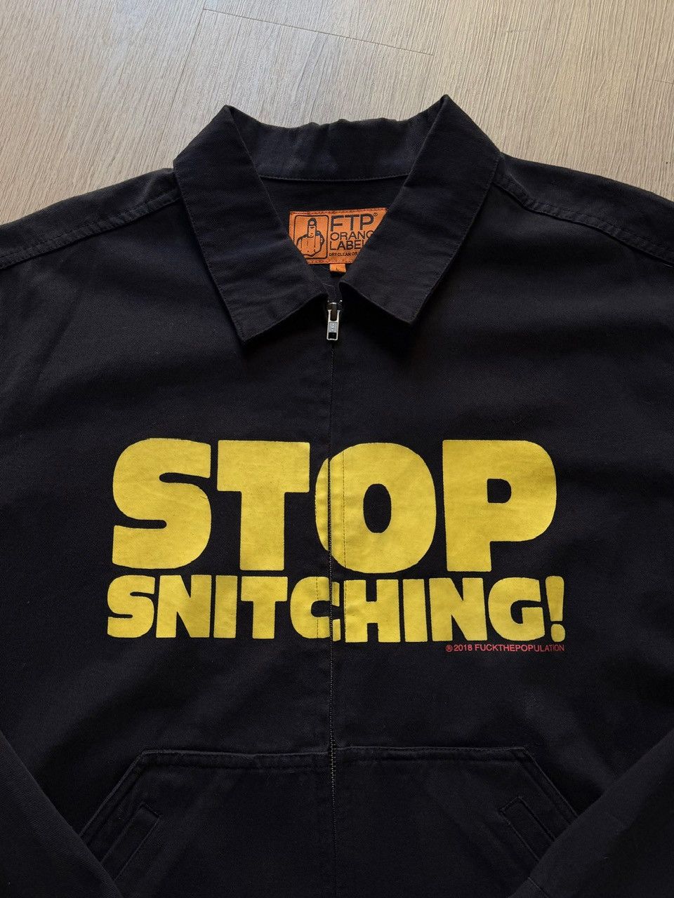 Fuck The Population 2018 FTP Stop Snitching Jacket Size L Size US L / EU 52-54 / 3 - 2 Thumbnail