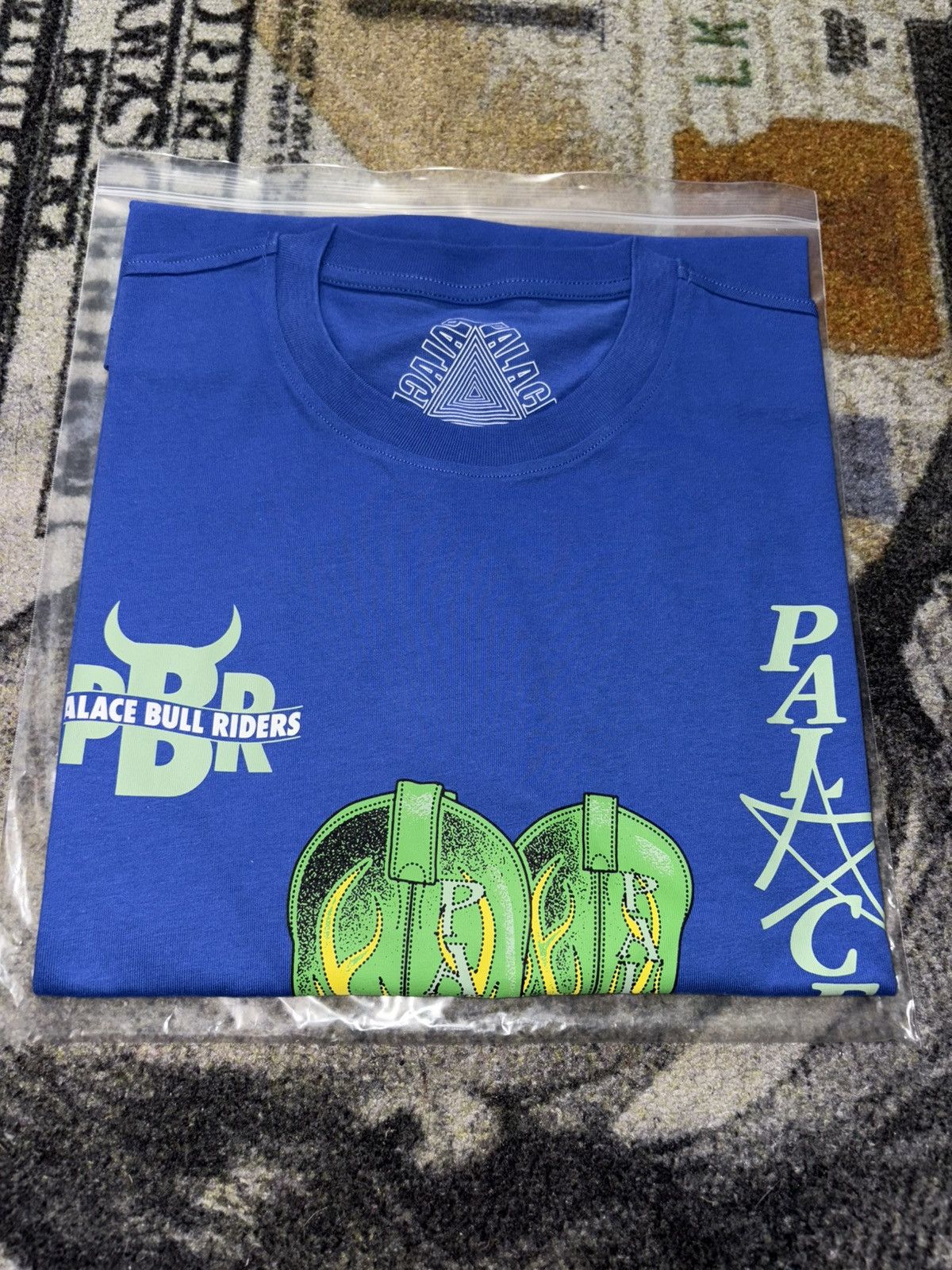Palace Palace Rodeyo T-Shirt Blue Size US XL / EU 56 / 4 - 2 Thumbnail