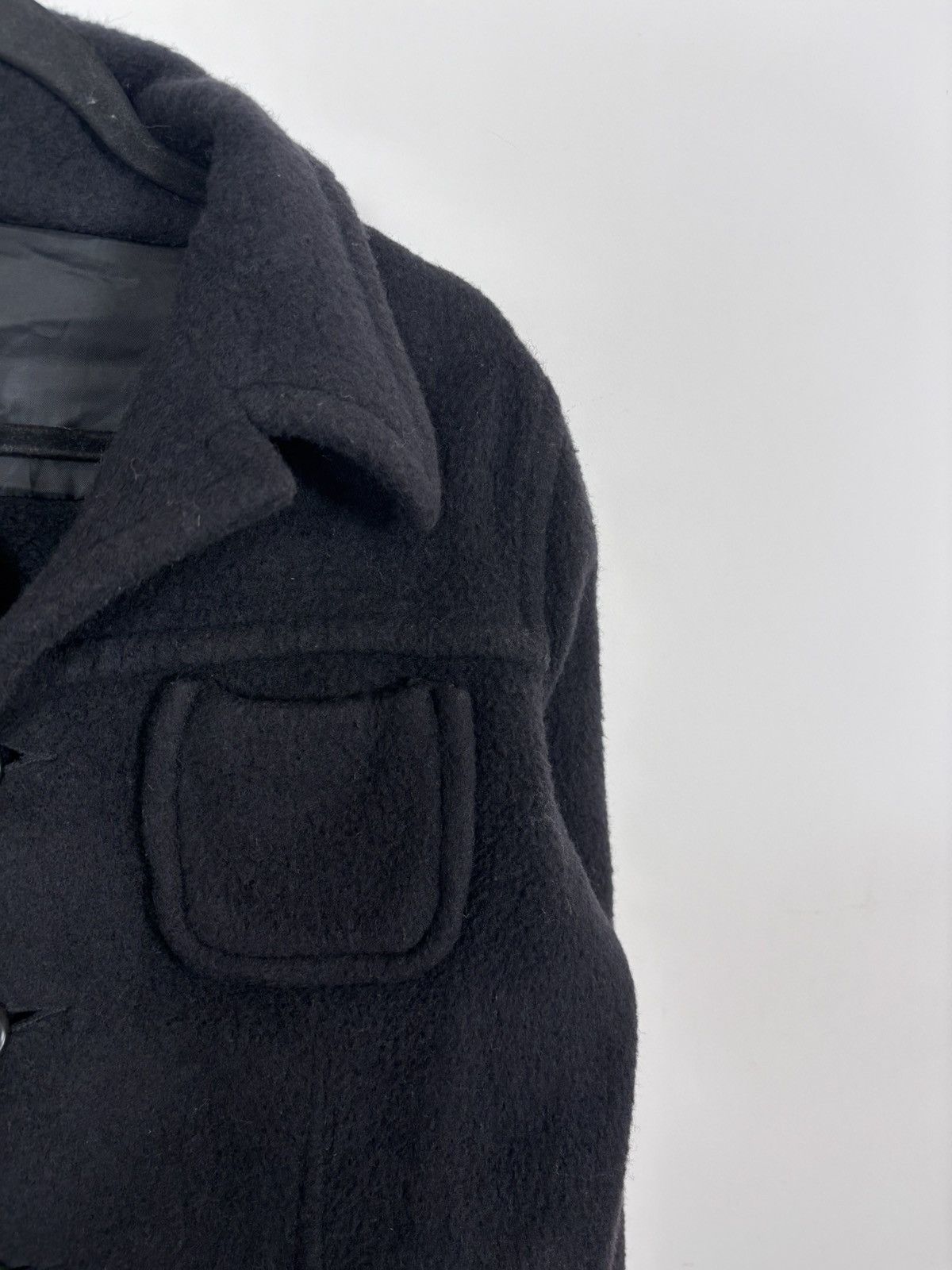 Dsquared2 Vintage Dsquared2 Unisex Black Short Wool Bomber Jacket Size US M / EU 48-50 / 2 - 5 Thumbnail