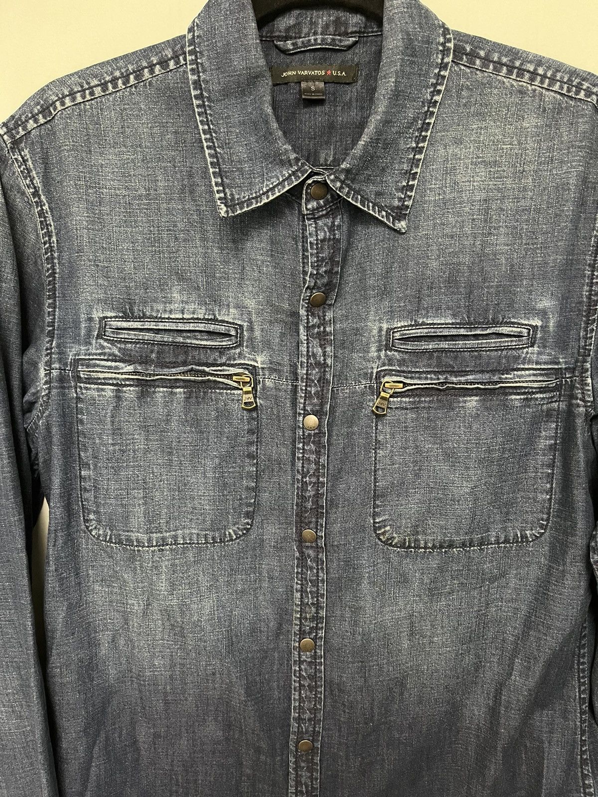 John Varvatos denim workshirt. Small Size US S / EU 44-46 / 1 - 9 Thumbnail