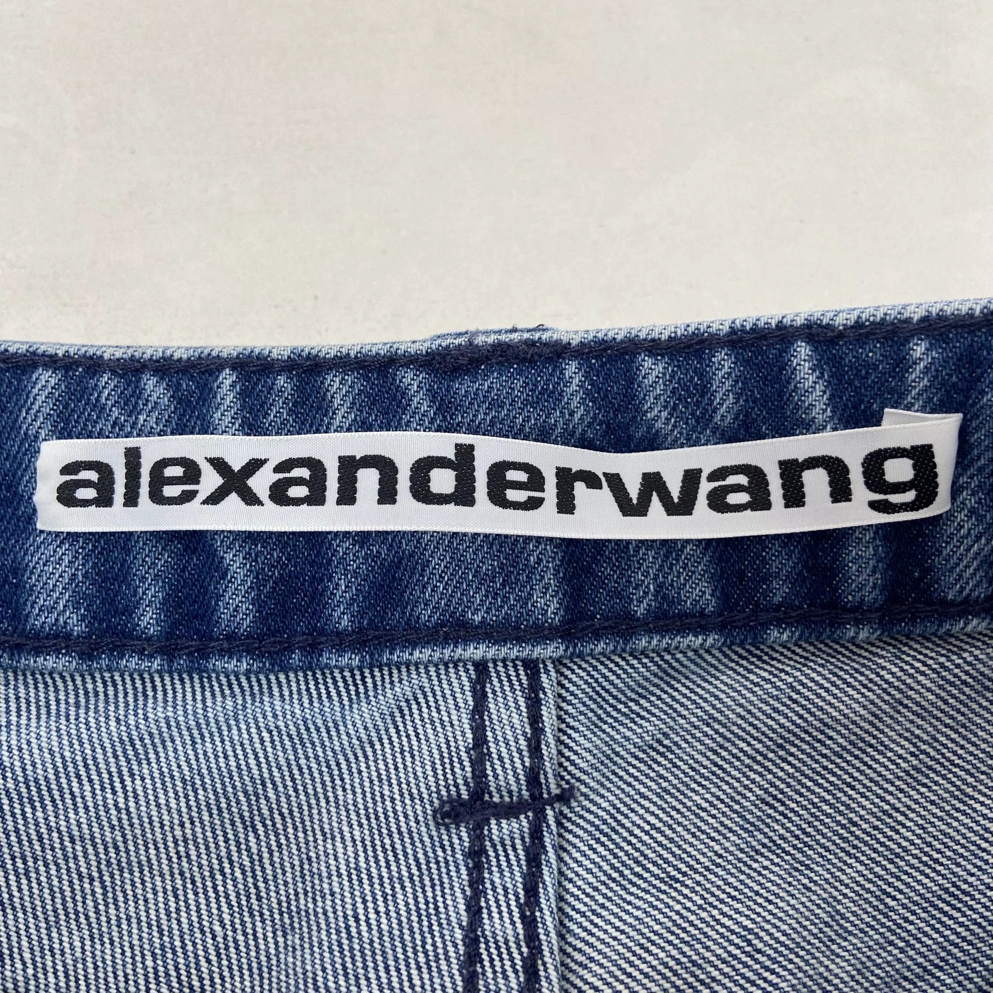 Alexander Wang Alexander Wang Women's Blue Denim Shorts 25 Size 25" / US 0 / IT 36 - 6 Thumbnail