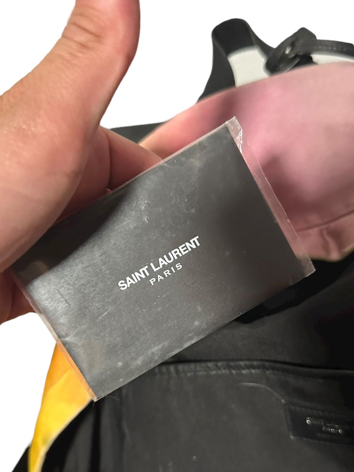 Saint Laurent Paris Saint Laurent 2018 Ombre Satin Faded Rainbow City Backpack Size ONE SIZE - 21 Thumbnail