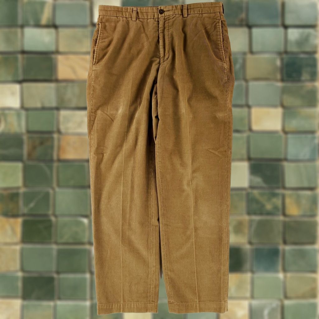 Brooks Brothers Brooks Brothers Pants Pinwale Corduroy Hudson Brown Mens 34x32 Brown Corduroy Casual Pants Mens 34 Inseam 32 Hudso n? Size US 34 / EU 50 - 1 Thumbnail